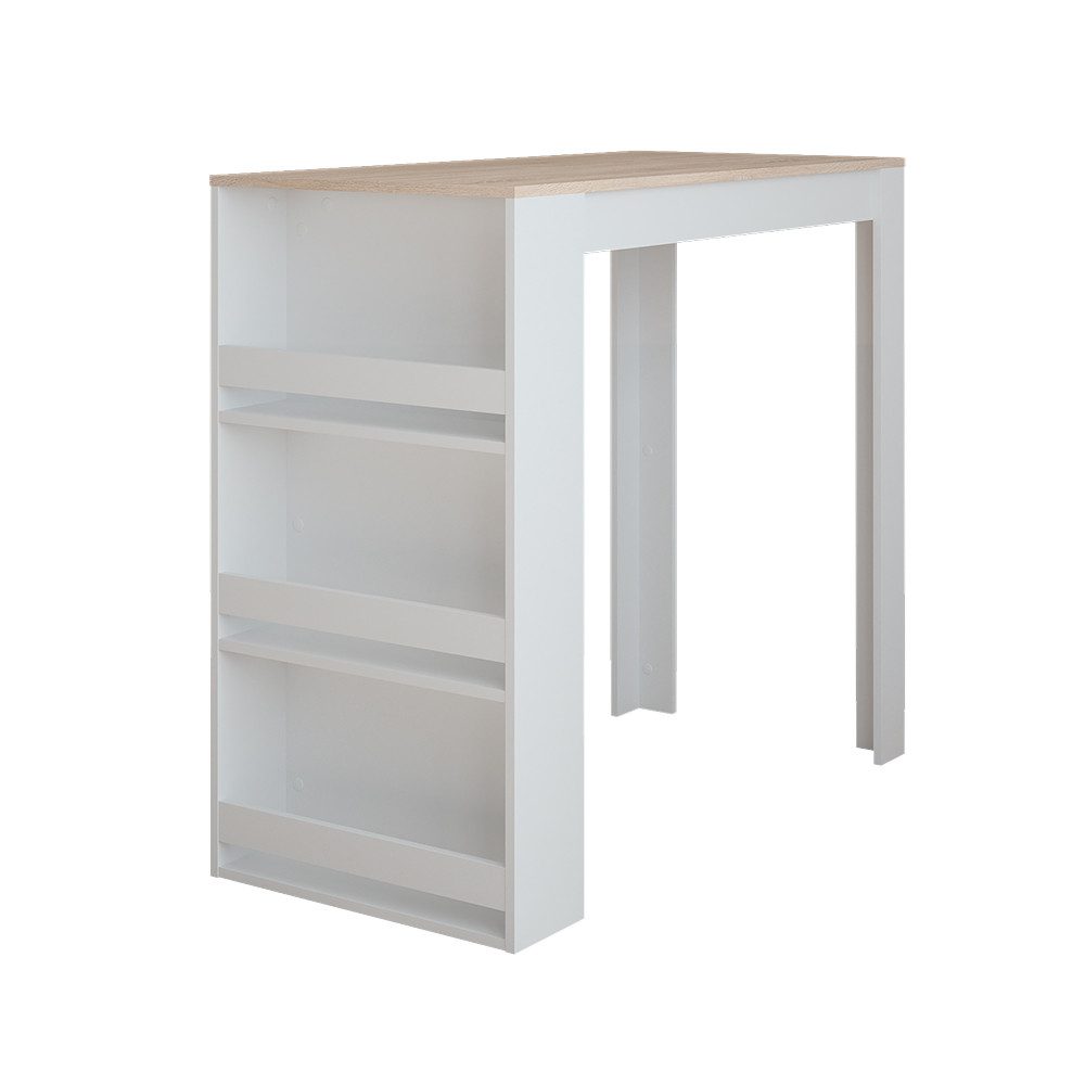 Vicco Bartisch Repose, Weiß/Sonoma, 57 x günstig online kaufen