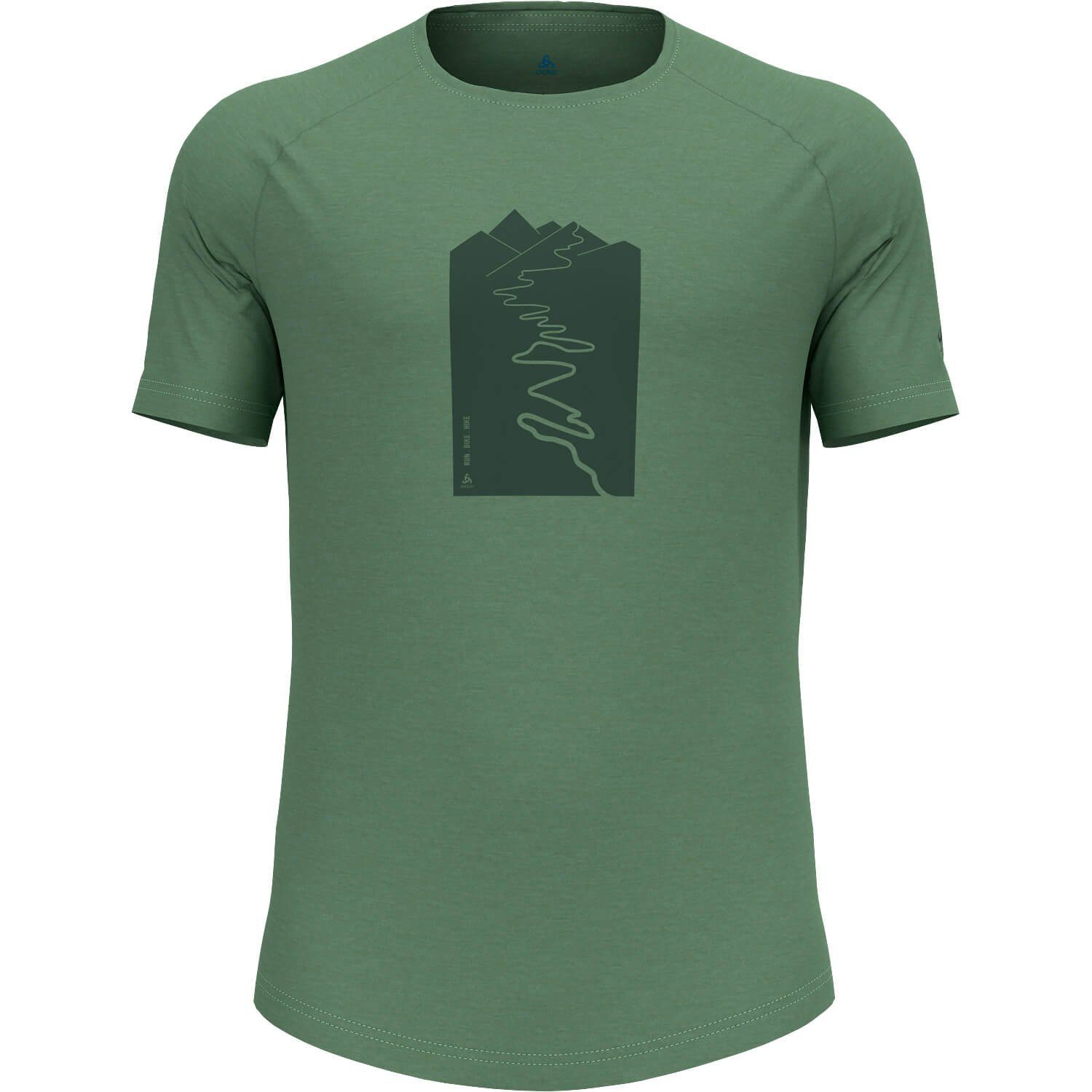 Odlo T-Shirt Moos 130 T-Shirt PW Trail Ascent