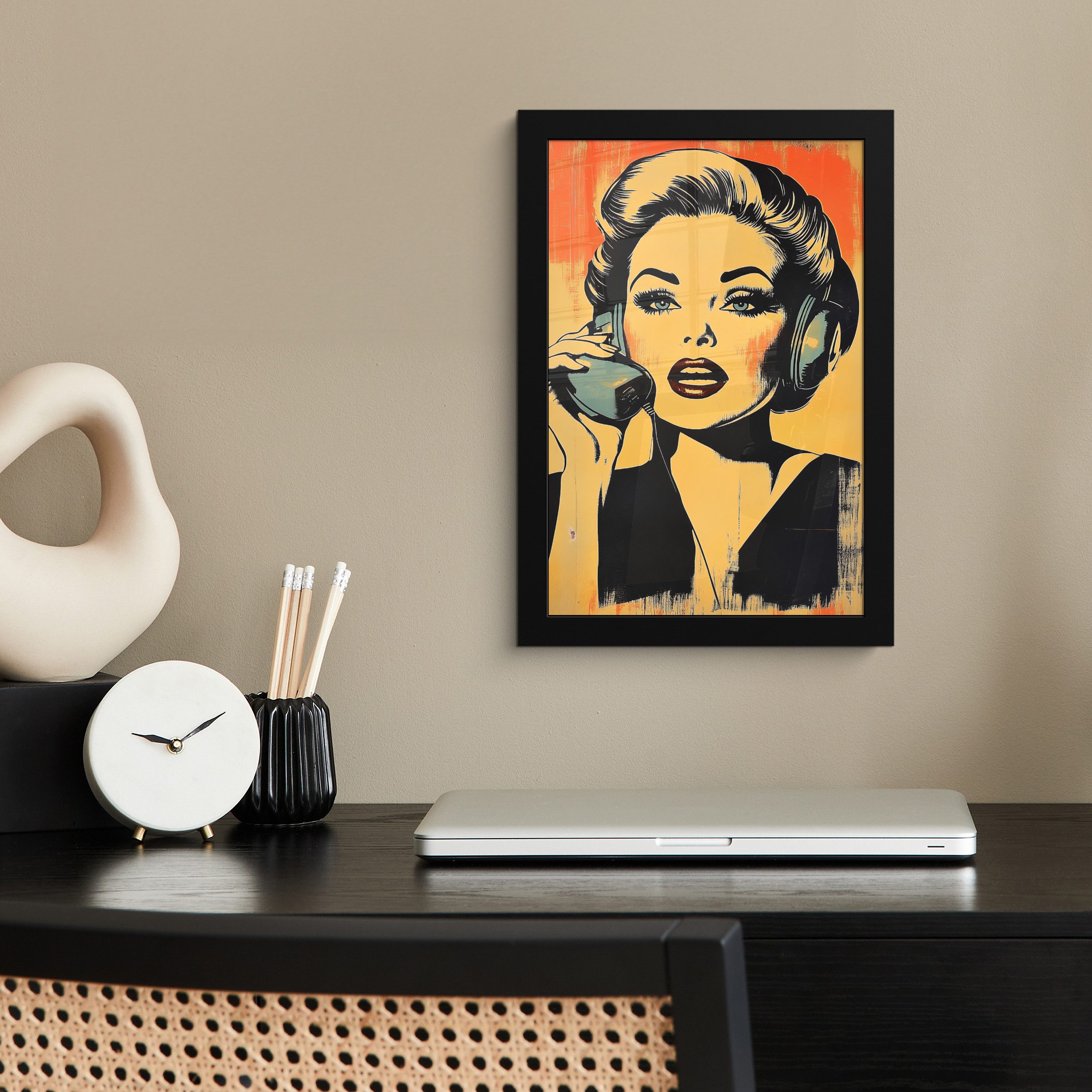 MuchoWow Poster Retro - Frau - günstig online kaufen
