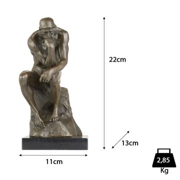 Moritz Skulptur Bronzefigur Denker nach Rodin, Figuren Statue Skulpturen Antik-Stil