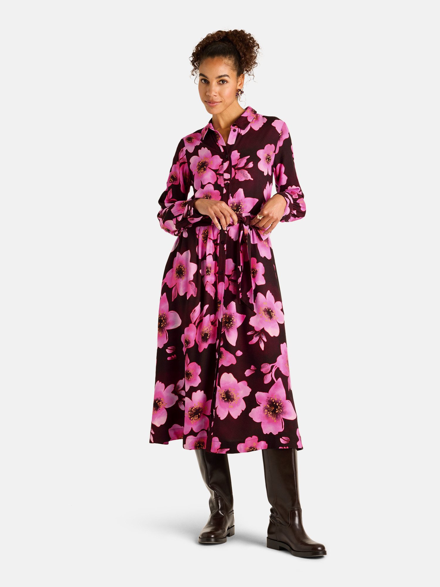 Lieblingsstück Hemdblusenkleid IhanaL aus Viskose