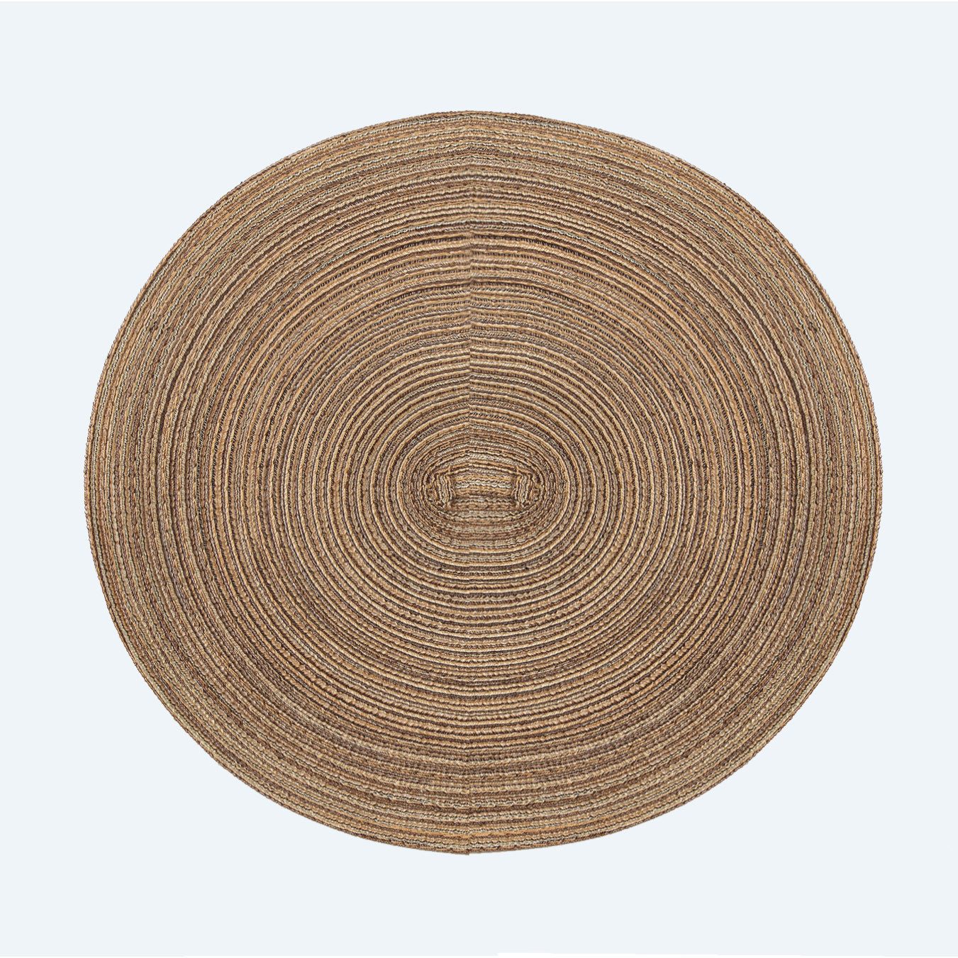 Platzset Tischset rund 12er Set Samba Kreis 038 havanna