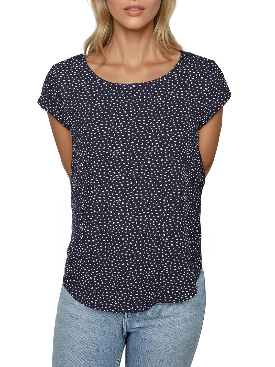 ONLY T-Shirt Damen Top ONLVIC Regular Fit (Vorteilspack, 2-tlg) Basic Kurza günstig online kaufen