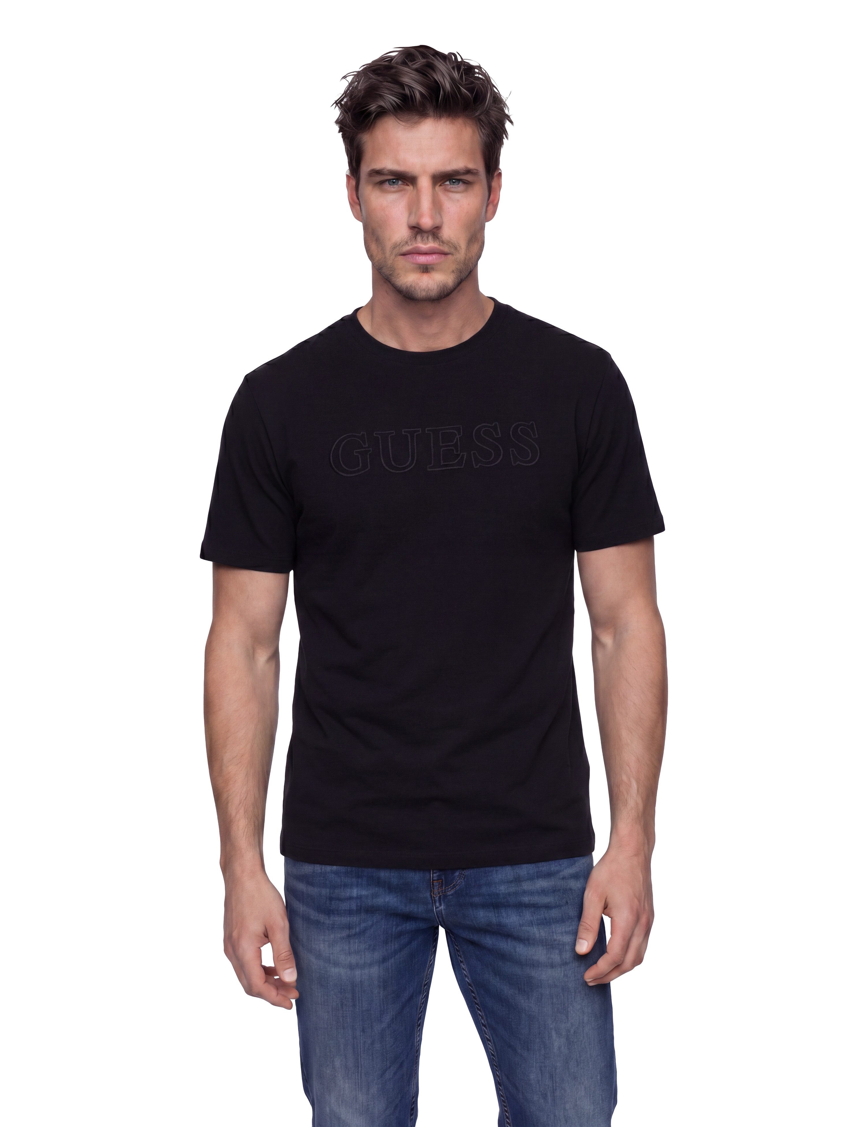 Guess T-Shirt ALPHY Regular Fit, Logo-Druck