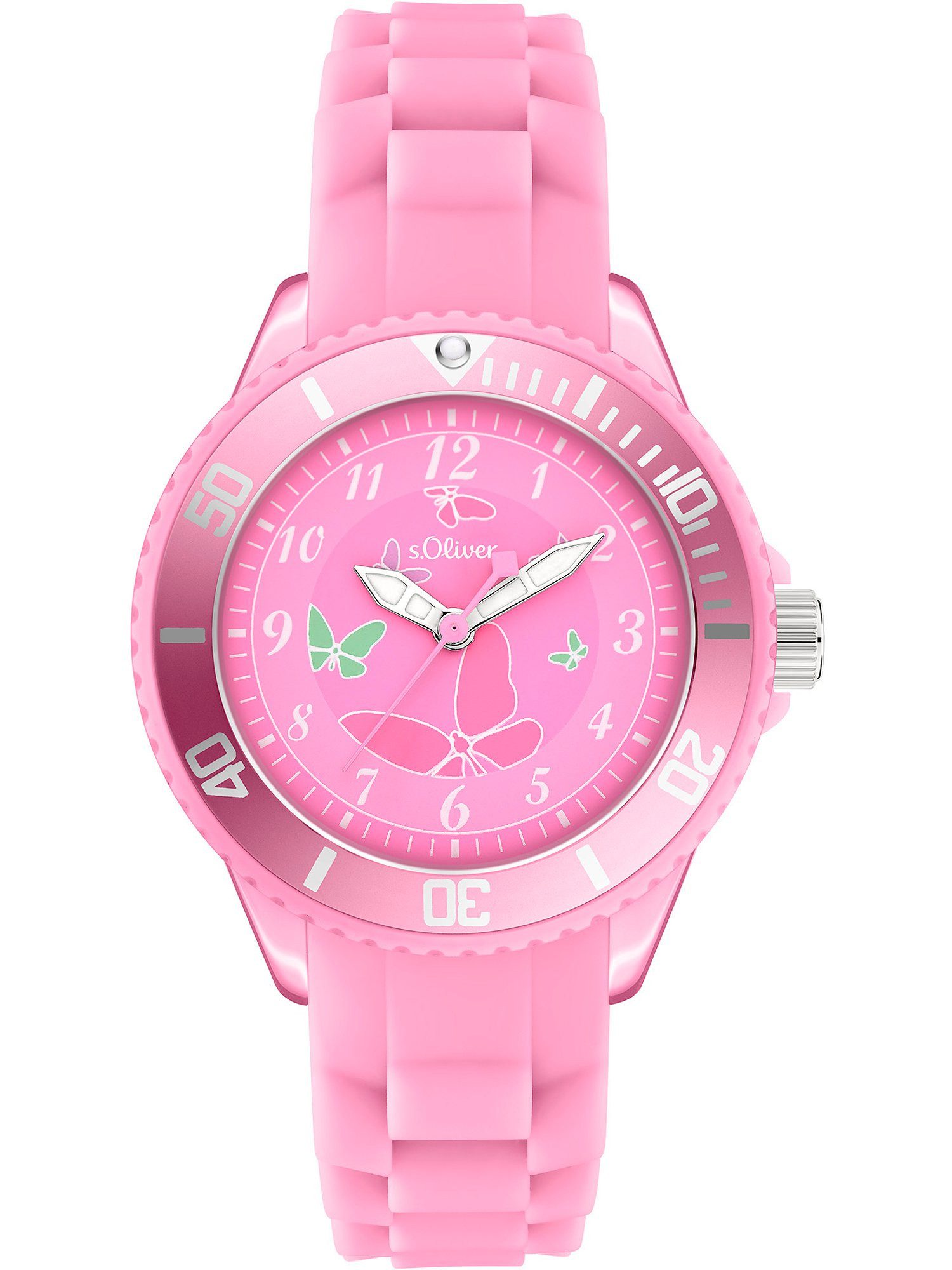 s.Oliver Quarzuhr S.Oliver Mädchen-Uhren Analog Quarz, Klassikuhr