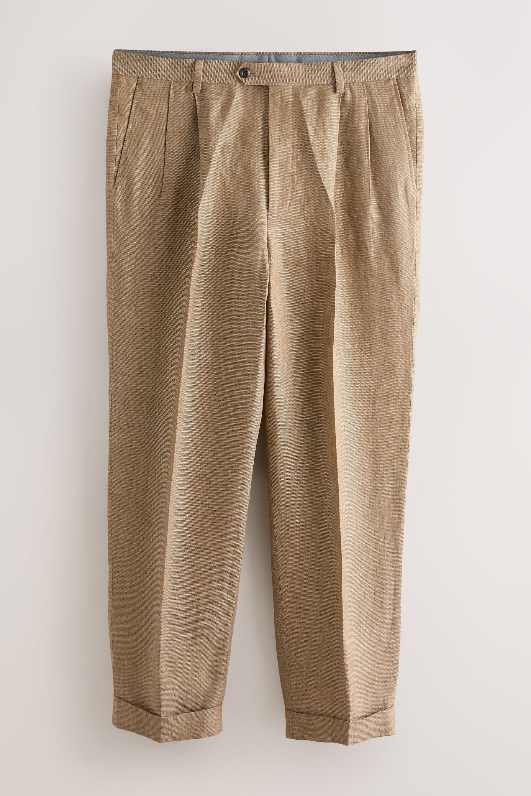 Next Anzughose Relaxed Fit Archive Anzughose mit Bundfalten (1-tlg)