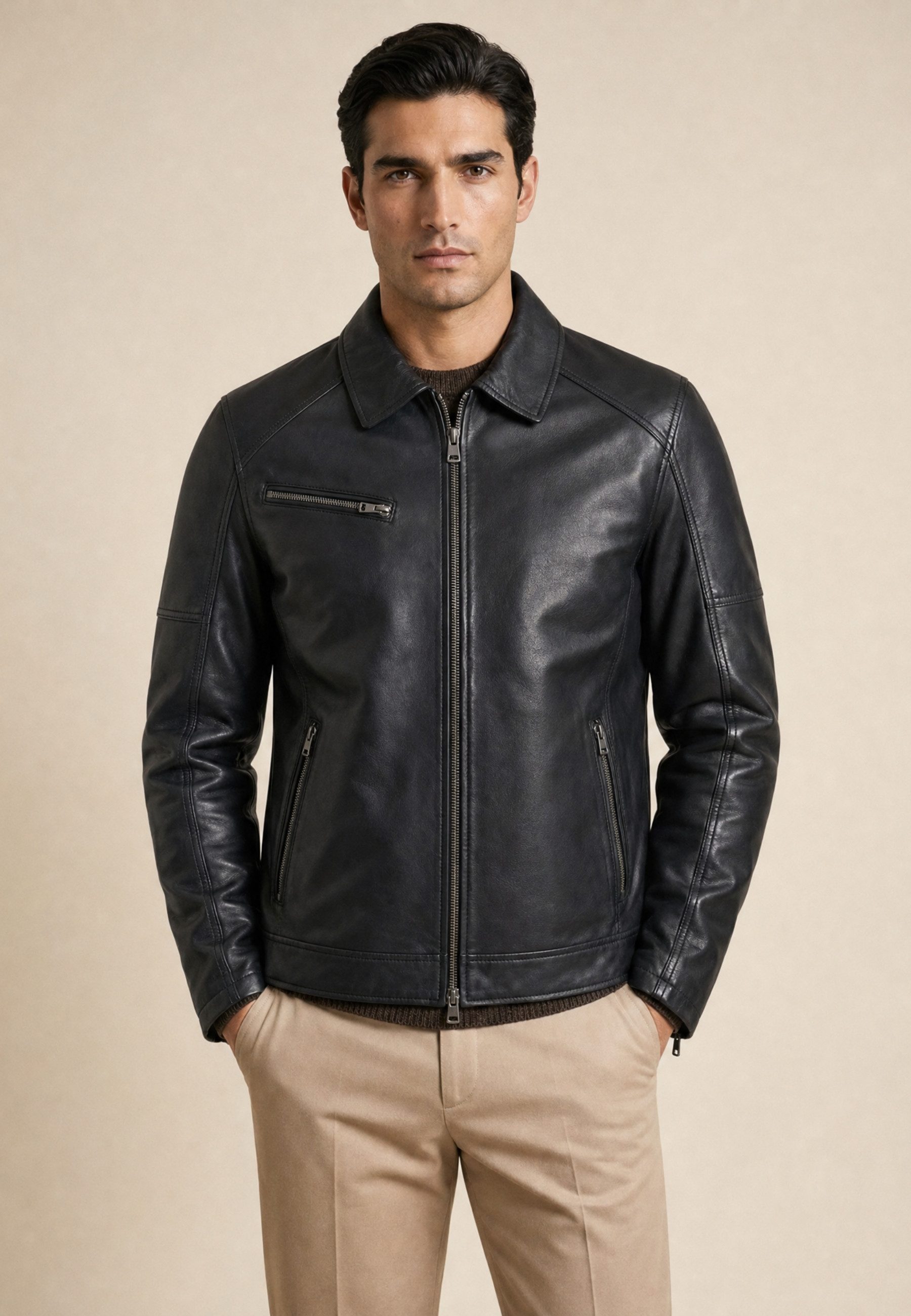 Lederjacke Claude
