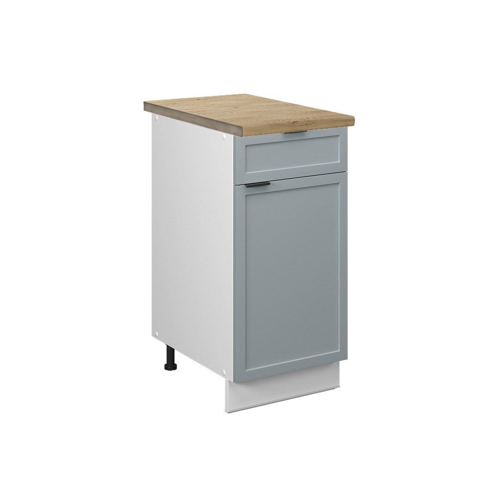 Vicco Unterschrank Fame-Line, Hellblau-grau/Weiß, 40 cm, günstig online kaufen