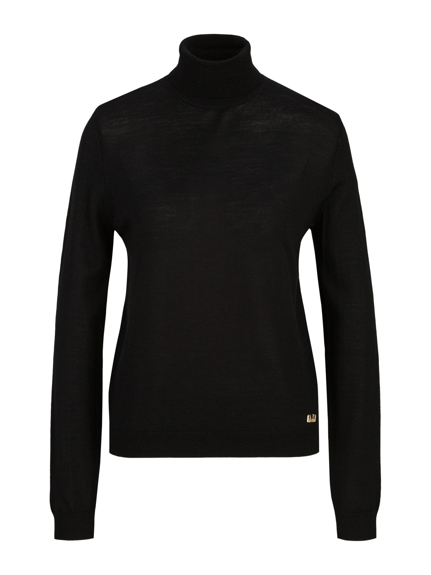 19V69 ITALIA Strickpullover Tizi Damen Merinowolle, Oversize mit Stehkragen