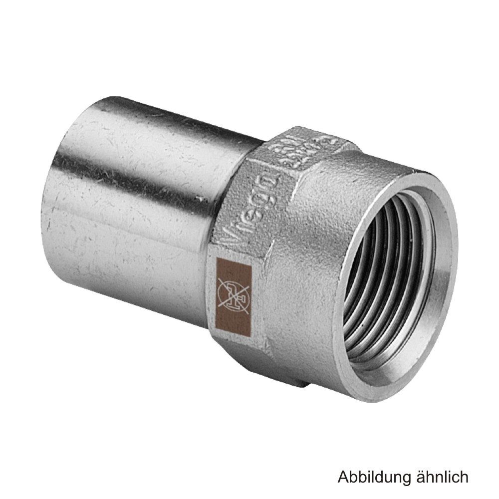 Viega Wasserrohr Viega Temponox Einsteckstück mit IG, Modell 1712.1, 18 mm x 1/2"