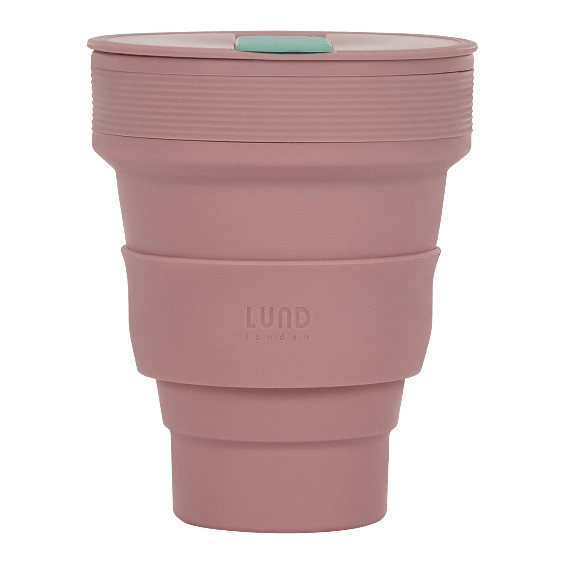 Lund Design House Coffee-to-go-Becher Lund Design House Faltbarer Kaffeebecher Silikon 0,35 l Pink, Silikon, BPA-, PVC-, Phtalat-frei, LFGB-zertifiziert, Wiederverwendbar