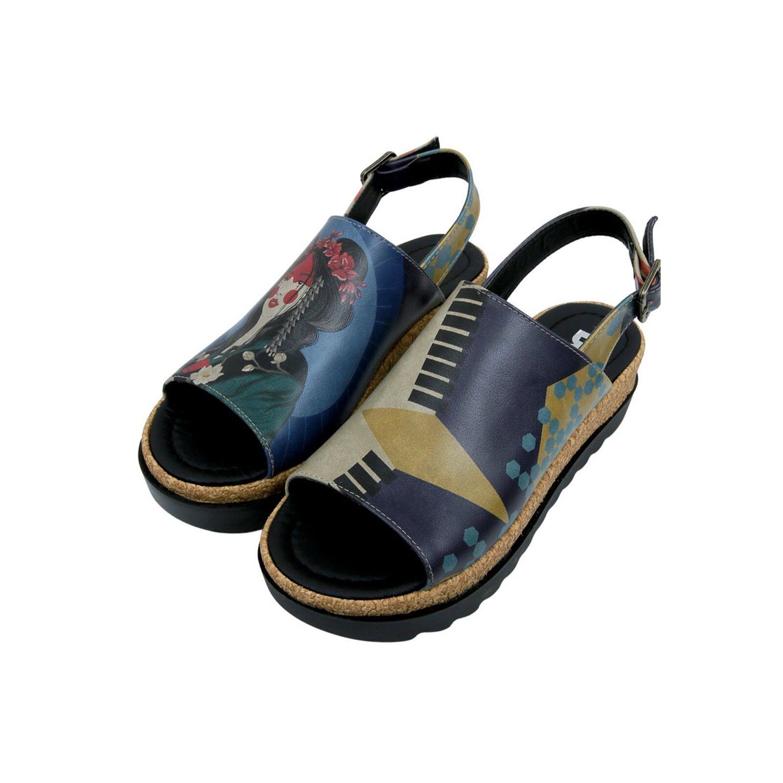 DOGO Gigi Sandale Bring Your Colours To Life Damen Sandalen Sandalette Hand günstig online kaufen
