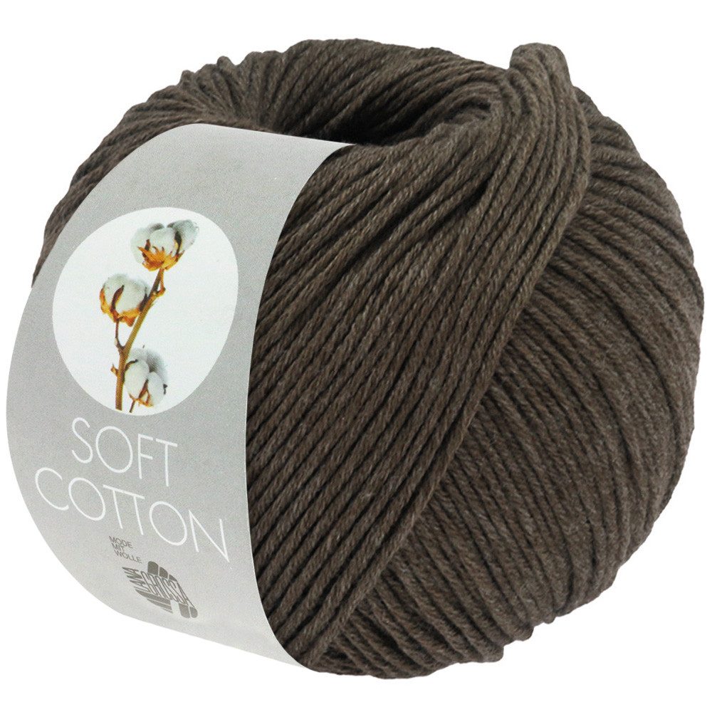 LANA GROSSA SOFT COTTON Häkelwolle, 140 m (weiches, vielseitiges Garn für höchsten Tragekomfort), 50 g