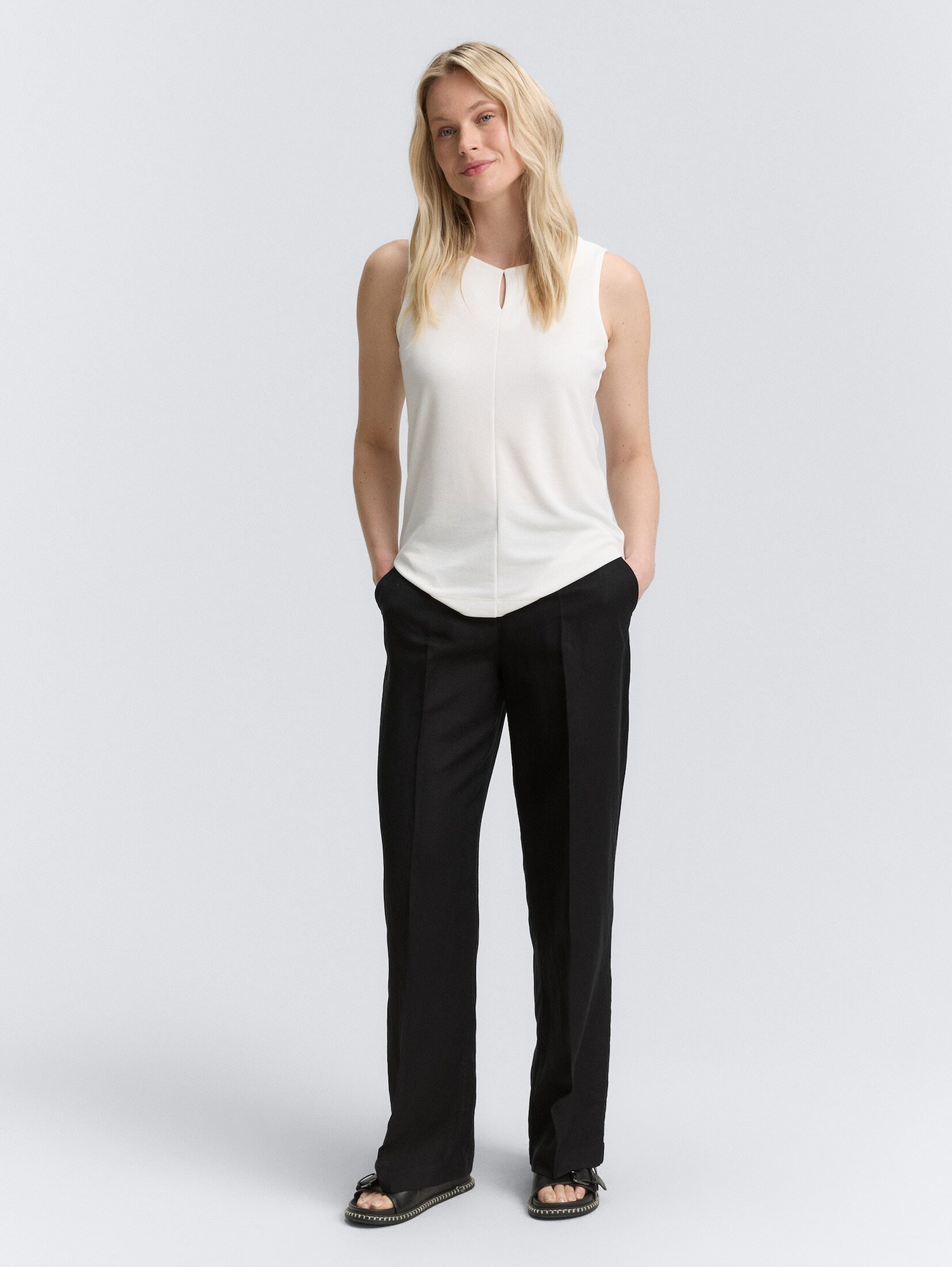 TOM TAILOR Stoffhose TTLEA Wide Leg günstig online kaufen