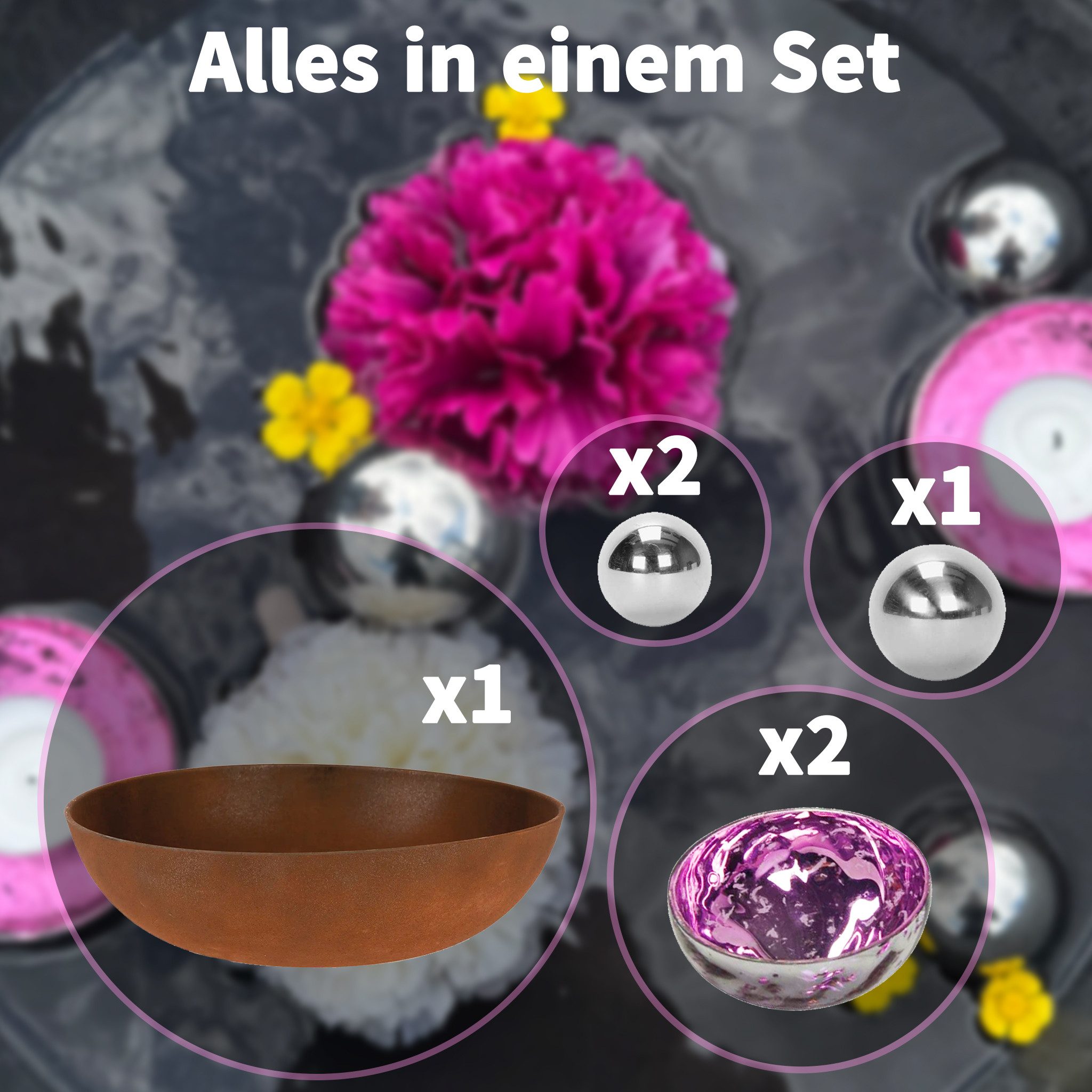 matches21 HOME & HOBBY Wasserspiel Miniteich günstig online kaufen