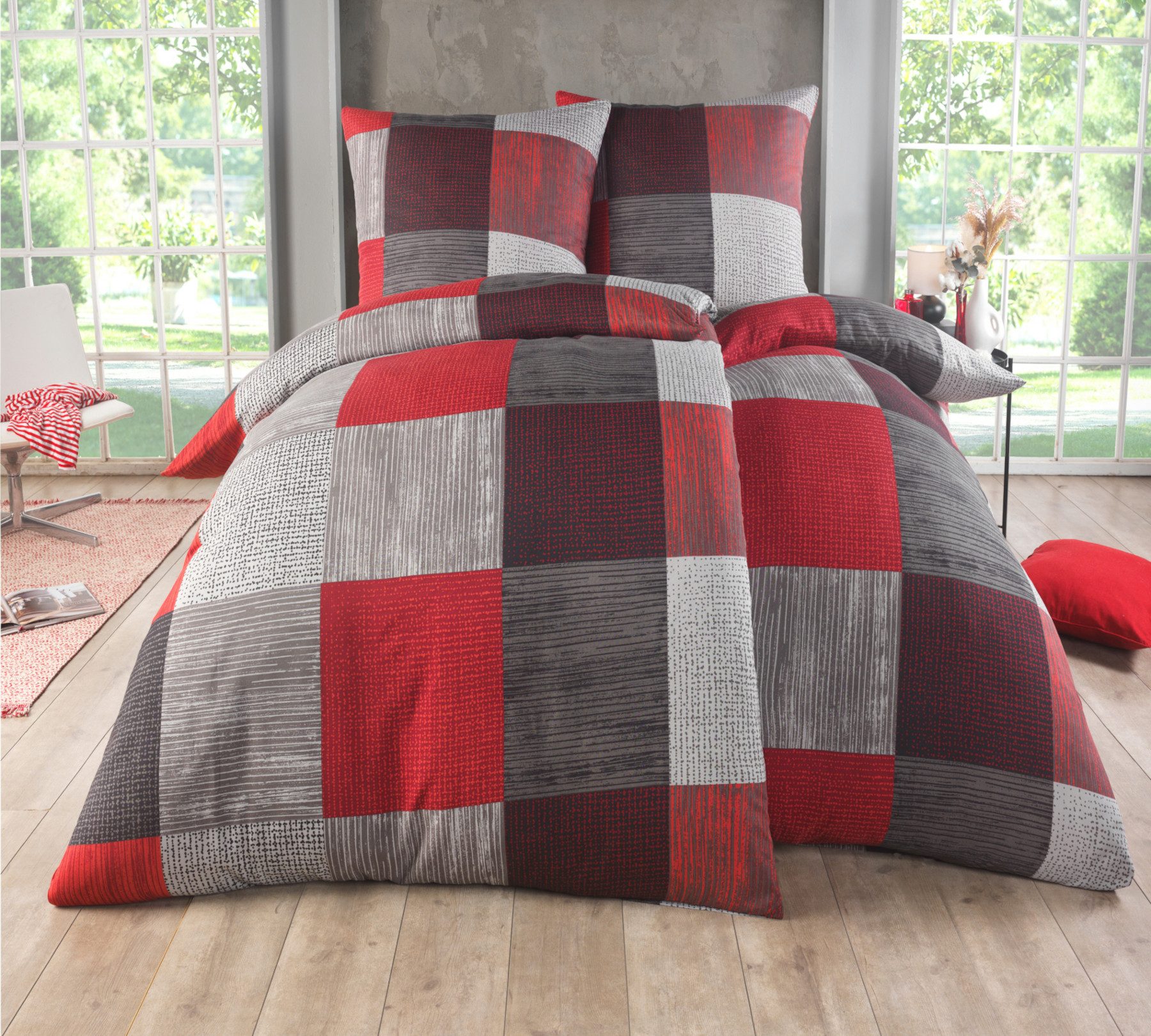 Kuscheli Bettwäsche 2x 135x200 + 2x günstig online kaufen