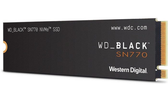 WD_Black SN770 NVMe Gaming-SSD (250 GB) 5150 MB/S Lesegeschwindigkeit 4900 MB/S Schreibgeschwindigkeit Formfaktor: M.2 2280