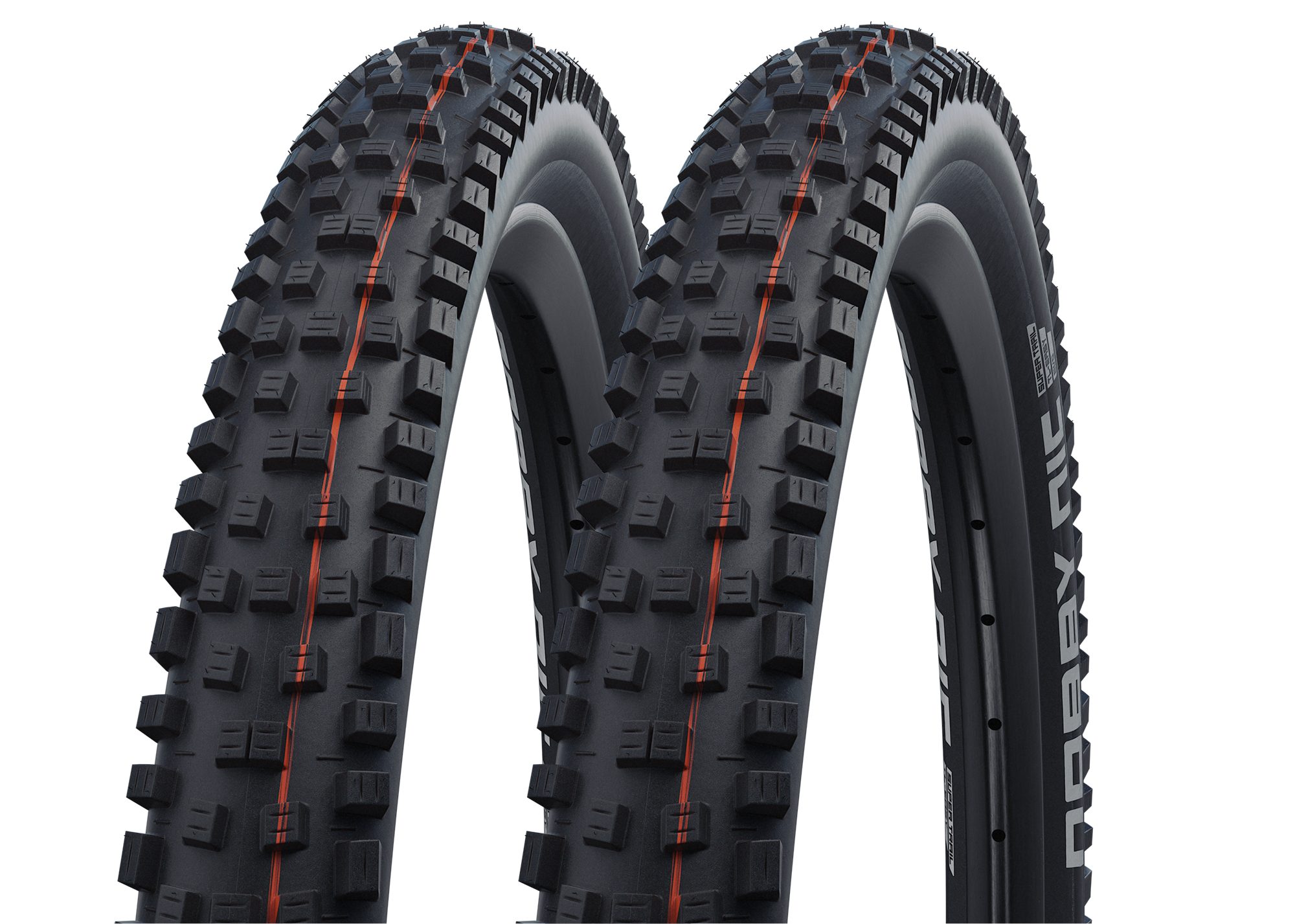Schwalbe Fahrradreifen 2x Schwalbe Nobby Nic 62-622 SuperTrail Faltreifen 29x2.40, (2-tlg), Faltreifen