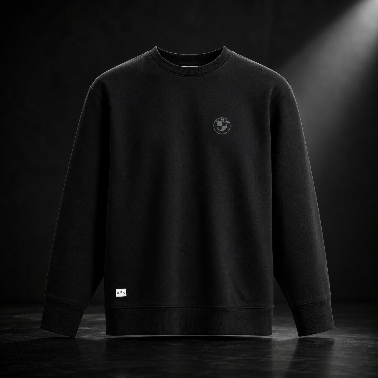 BMW Rundhalspullover BMW Pullover ARC Unisex Schwarz
