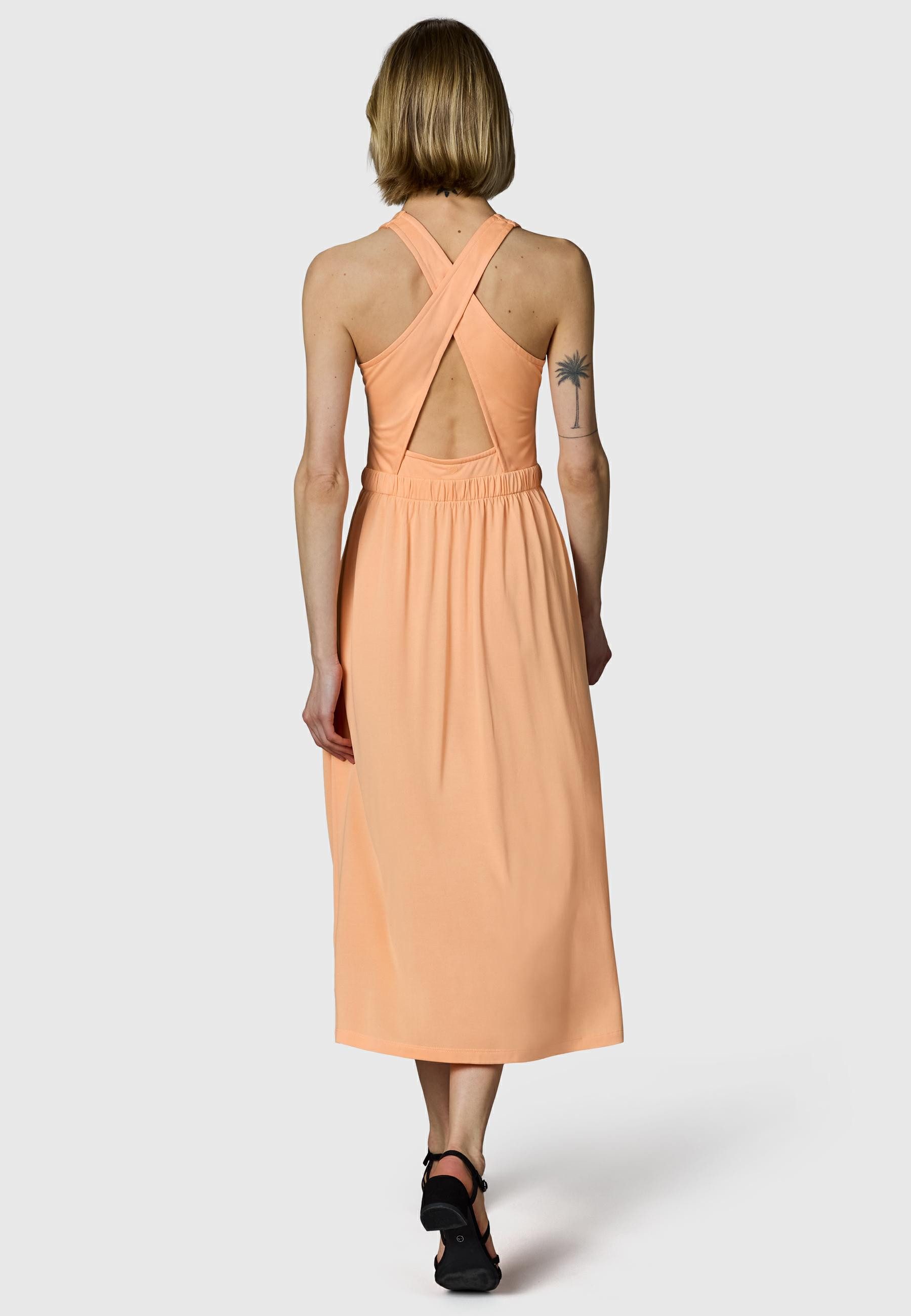 Ragwear Shirtkleid Mauglia YOUMODO Sommerkleid mit Trägern und Taillenzugband