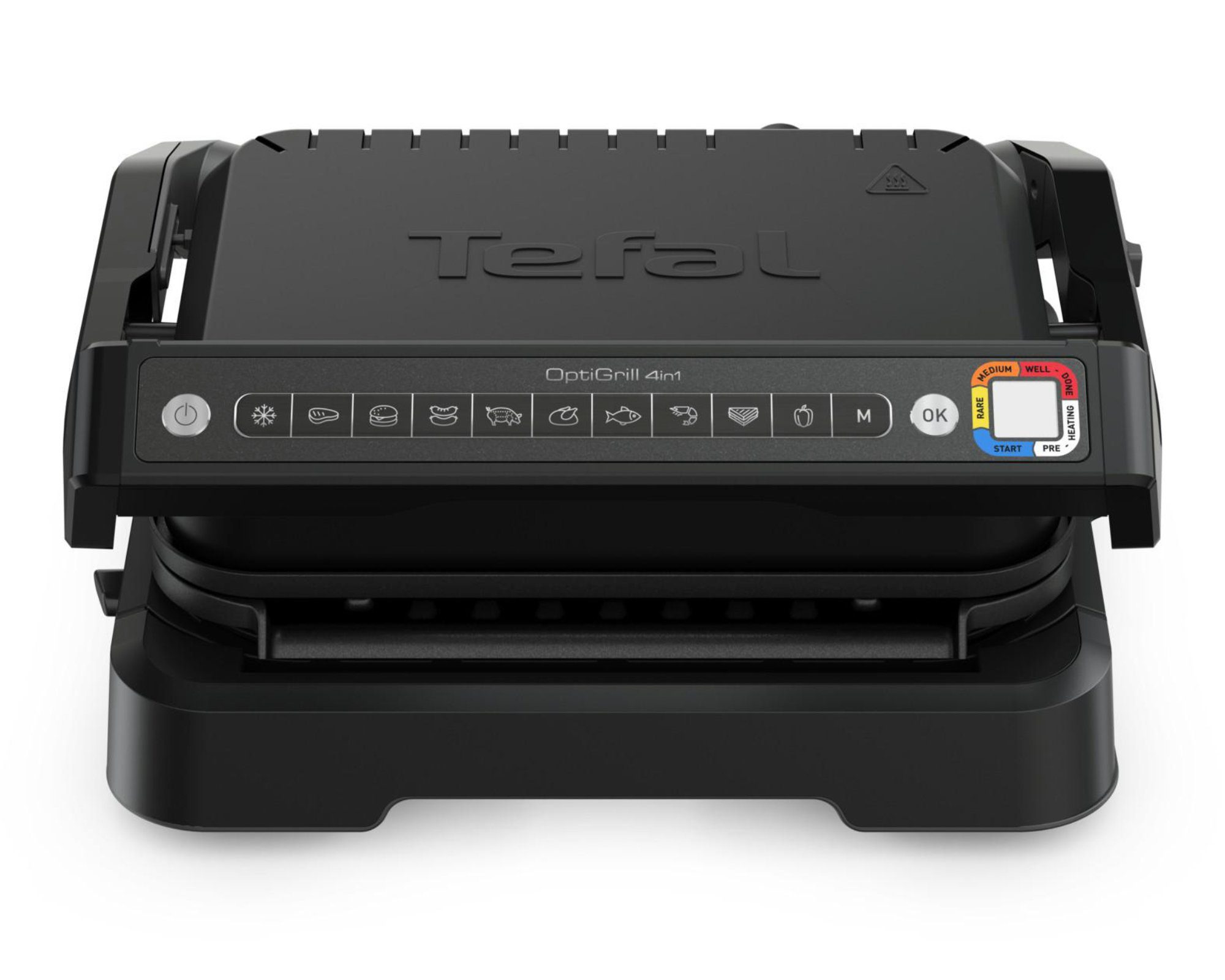 Tefal Kontaktgrill GC7748 OptiGrill 4in1, 2100,00 W, 9 Kochprogramme, inkl. Backschale