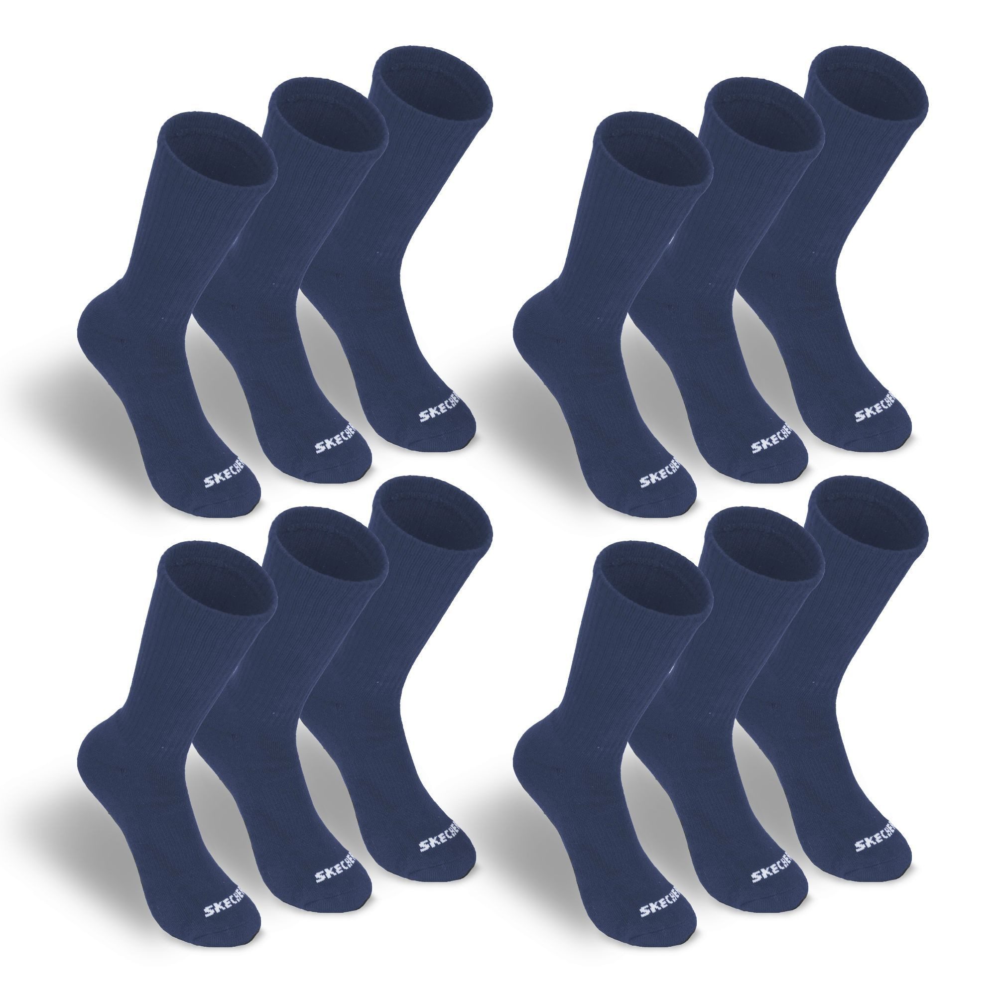 Skechers Businesssocken Herren - Atmungsaktiv - Eleganter Komfort für Business und Alltag Herren Socken mit angenehmen Fußklima - Ideal für Business-Schuhe