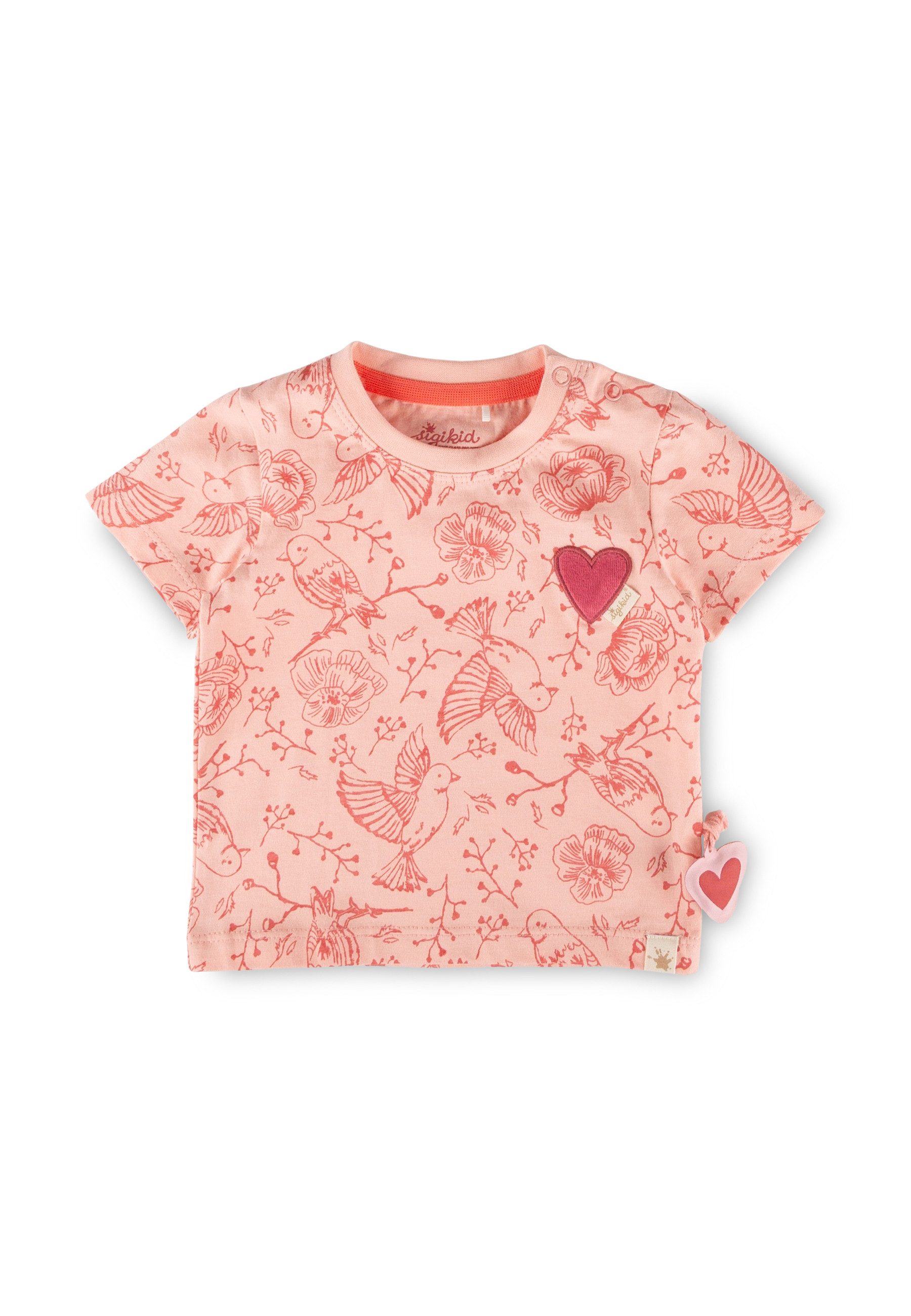 T-Shirt Pink Birds für Babys Mädchen