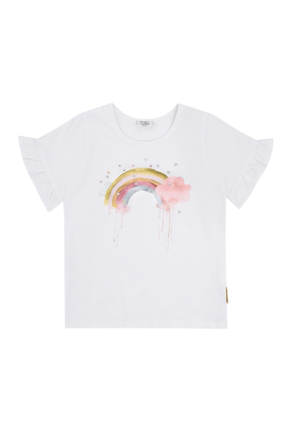 Hust & Claire T-Shirt HCAlma Rainbow (1-tlg) Mädchen T-Shirt mit Regenbogen Motiv