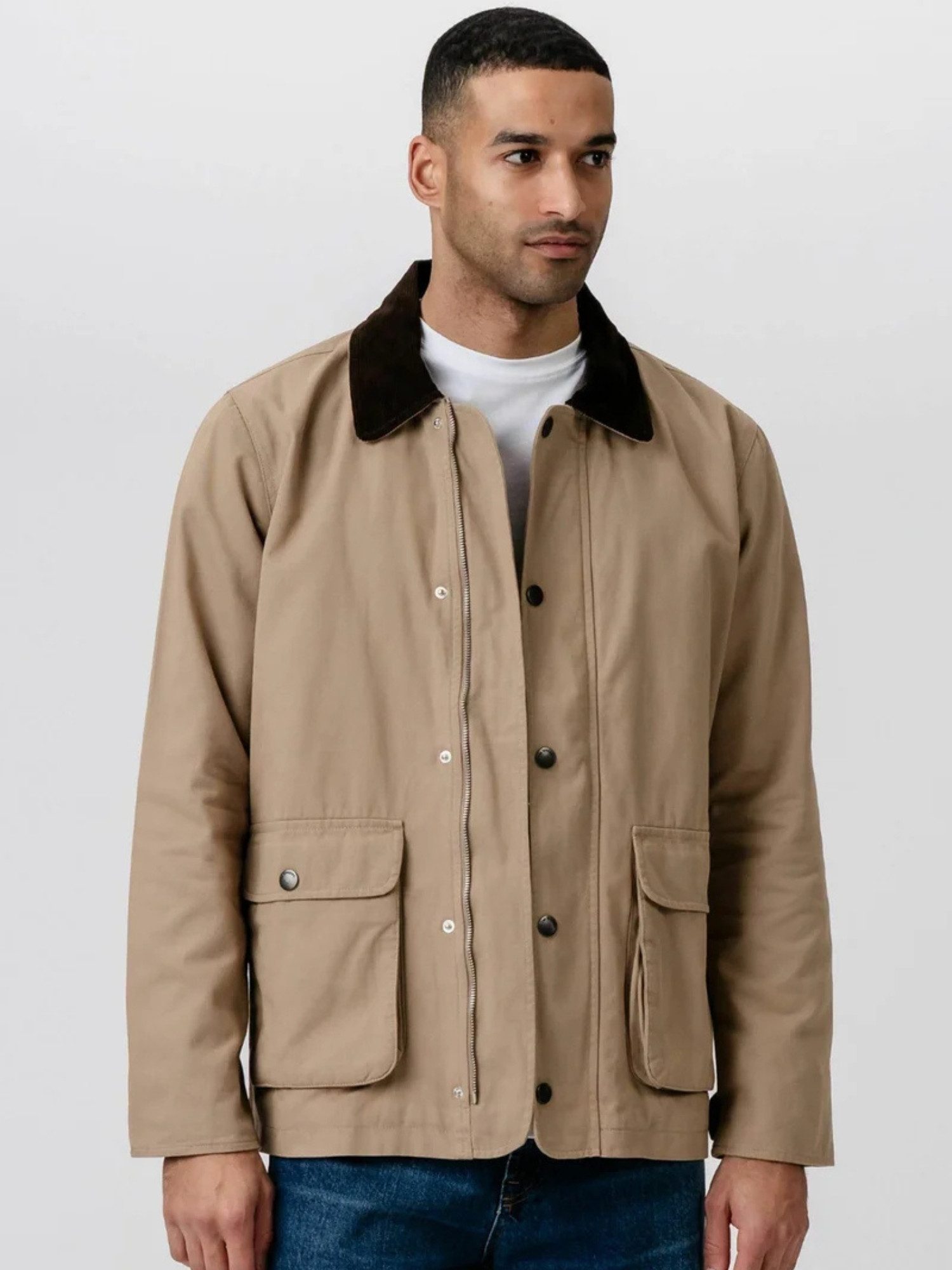 TEESHOPPEN Outdoorjacke TEESHOPPEN Jacket Twill Jacket
