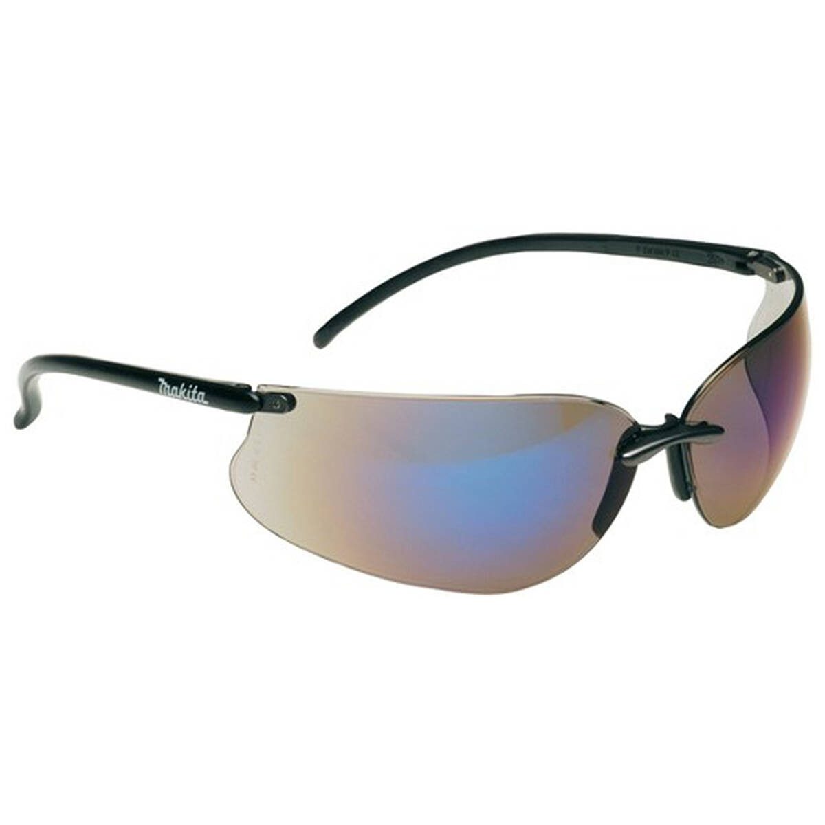 Makita Arbeitsschutzbrille P-66307, (Set, Enthält Brille, Etui, Reinigungstuch, Schulterband und Ohrstöpsel), Set,Schutzbrille,Sonnenbrille,Arbeitsschutz,Etui