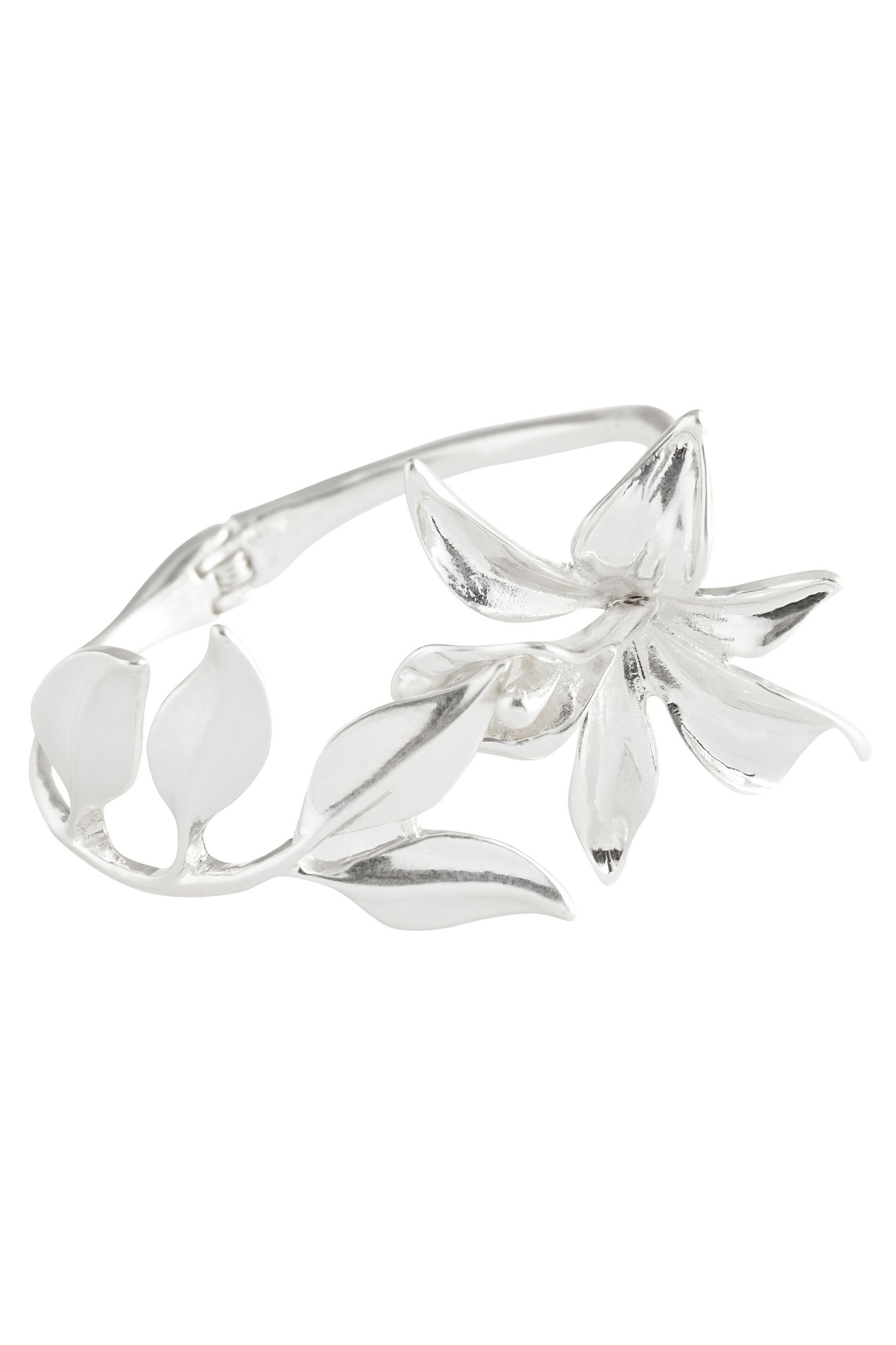 Next Armband Armreif mit Scharnier, Blume günstig online kaufen