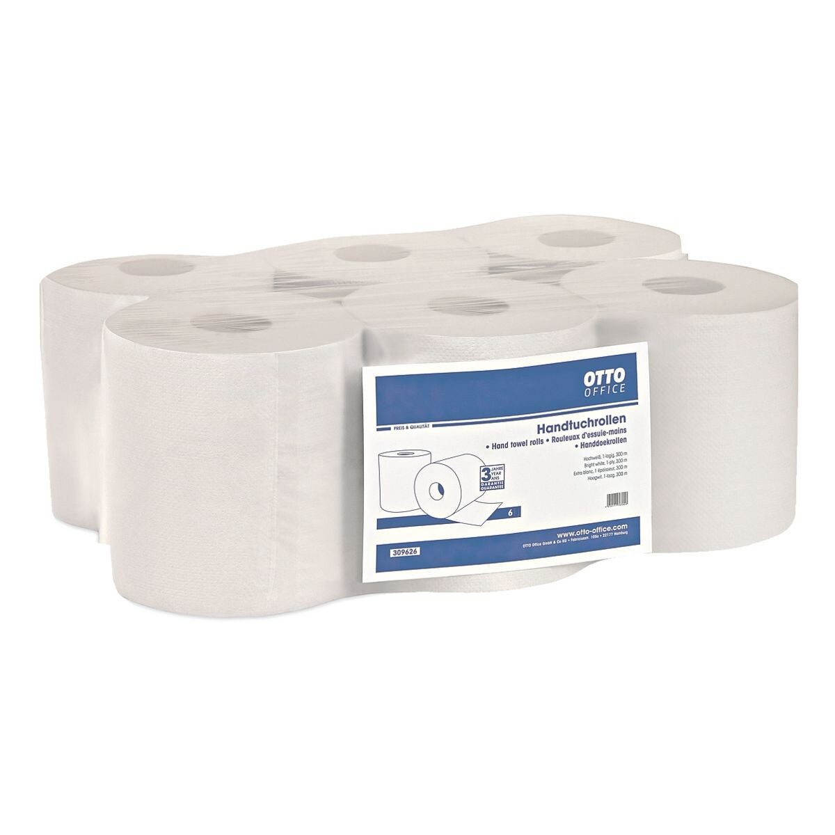 Otto Office Papierhandtuch (6-St), Endlosrolle à 300 m