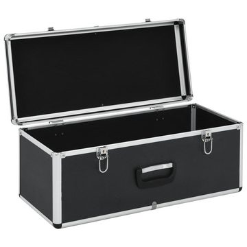 vidaXL Werkzeugbox Aufbewahrungskoffer 2 Stk. Schwarz Aluminium (2 St)
