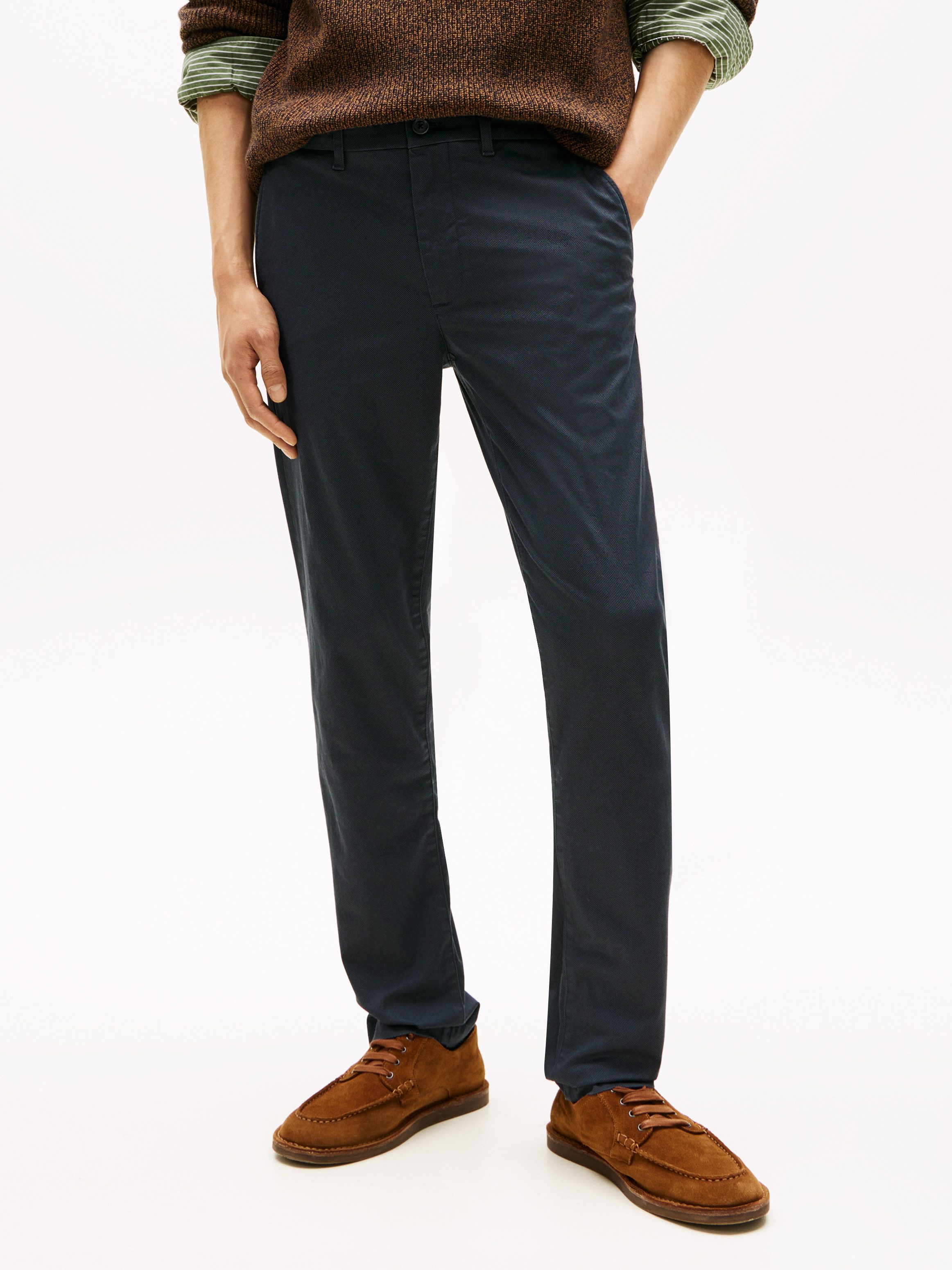 Tommy Hilfiger 5-Pocket-Hose BLEECKER PRINTED STRUCTURE günstig online kaufen