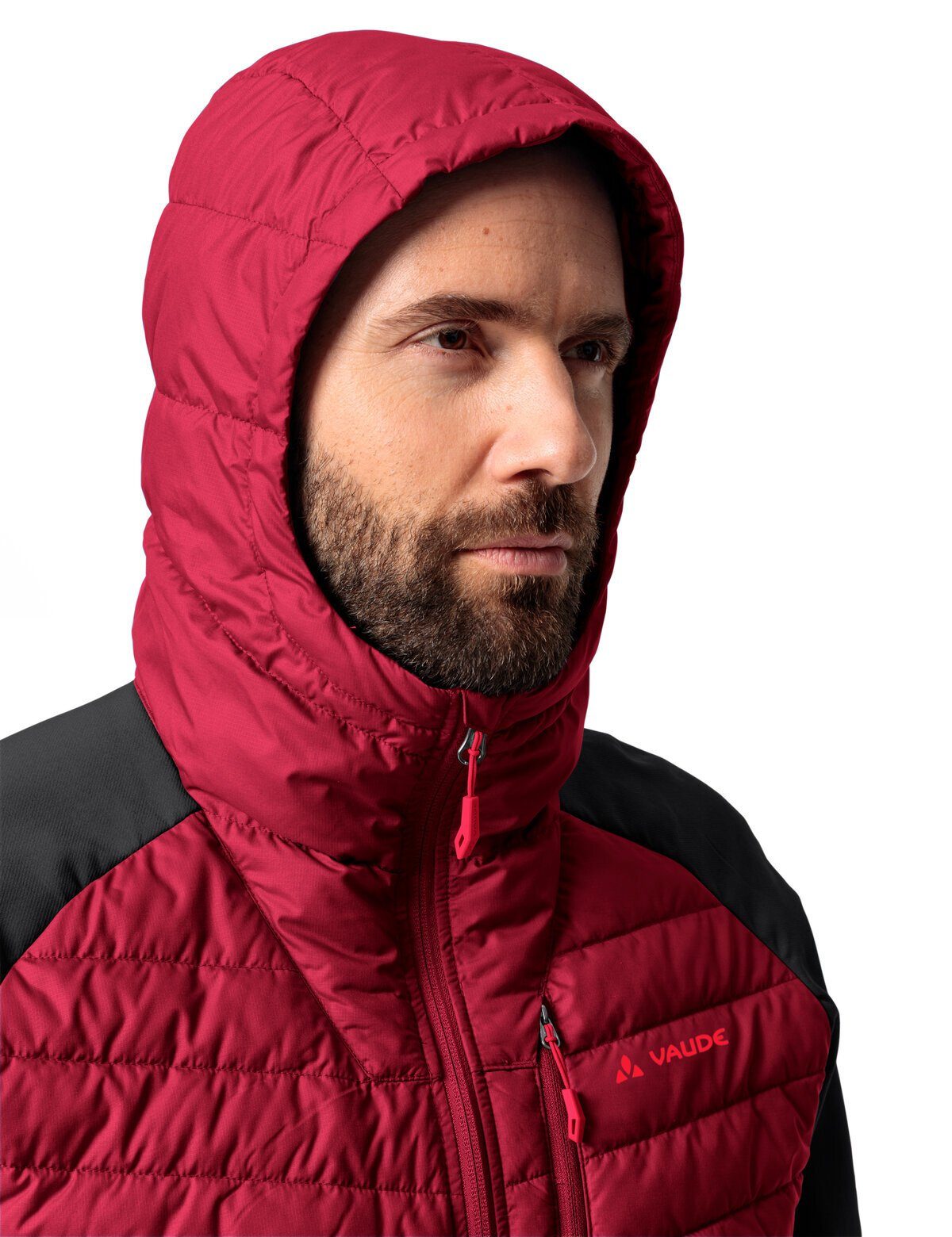 kompensiert Outdoorjacke Elope Jacket dark VAUDE indian Men's (1-St) Klimaneutral red Hybrid