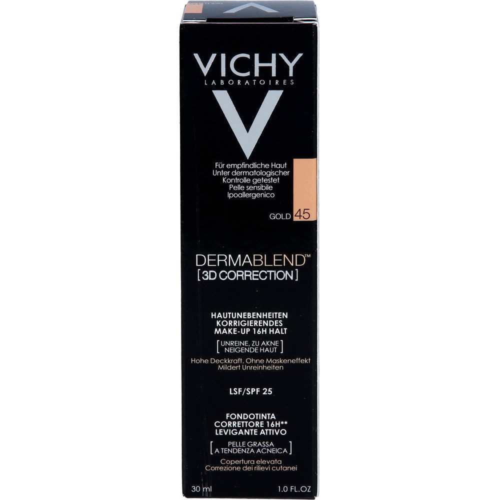 Make-up Vichy Dermablend Make-up gold 45 Foundation abzudecken