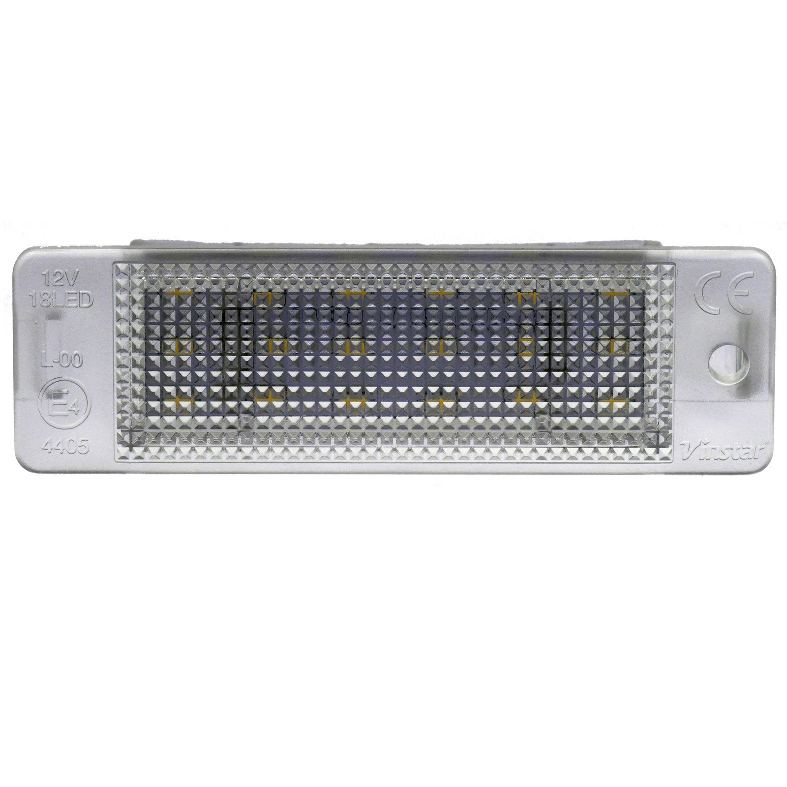 Vinstar KFZ-Ersatzleuchte LED Kennzeichenbeleuchtung 1989-1997 OPEL, 1992-1998 Astra Calibra E-geprüft F kompatibel für mit: OPEL