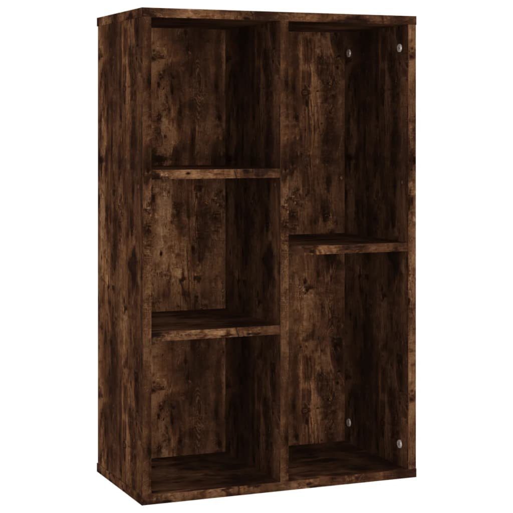 vidaXL Bücherregal 1-tlg. Räuchereiche Holzwerkstoff, cm 50x25x80 Bücherregal/Sideboard