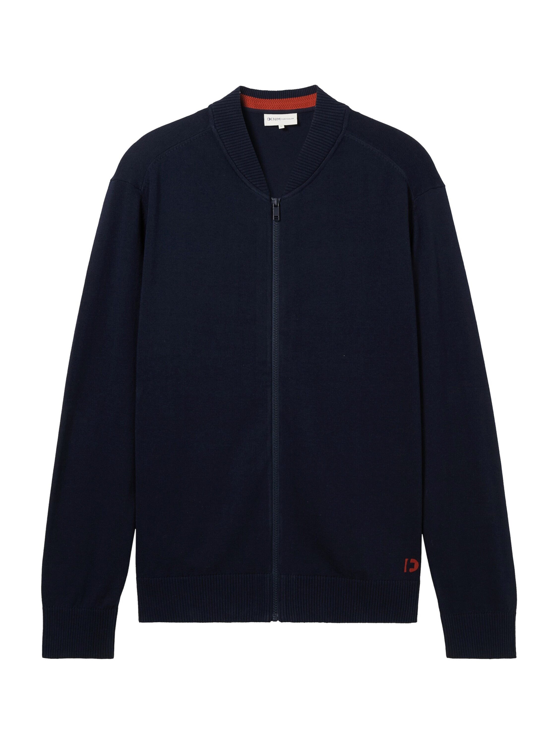 TOM TAILOR Denim Strickjacke (1-tlg) Plain/ohne Details