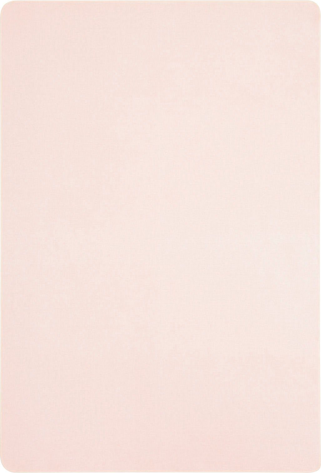 Wohndecke Pearl, Biederlack, aus reiner Baumwolle rosa