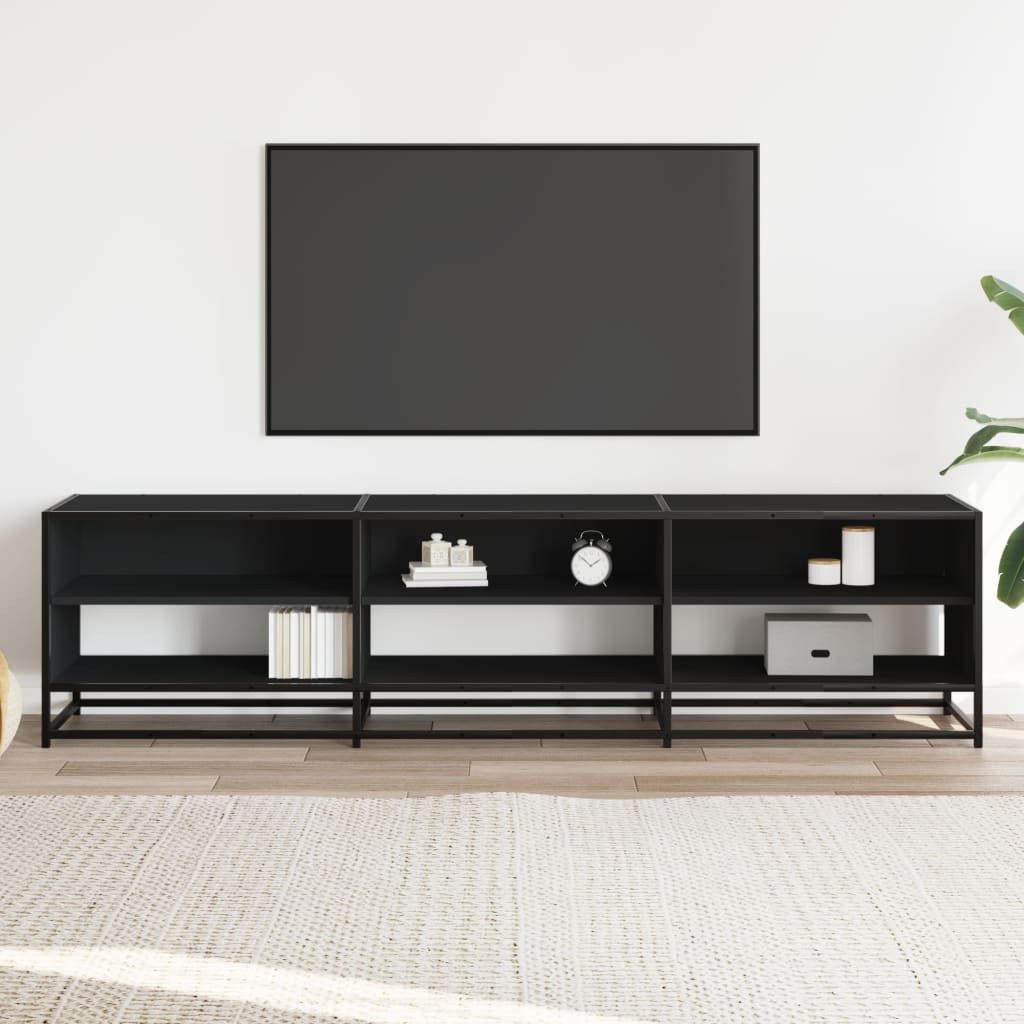 vidaXL TV-Schrank TV-Schrank Schwarz 180x40x46 cm günstig online kaufen
