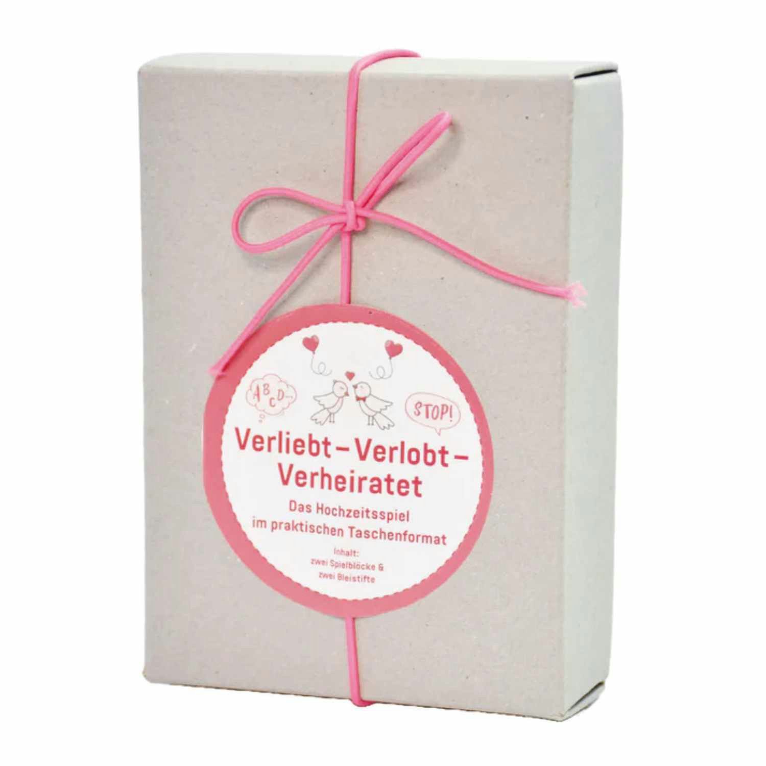 Wunderle Wundertüte Stadt-Land-Hochzeit Spiel im Taschenformat, Geschenk zur Hochzeit, Mitbringsel, Geschenk, Geschenkidee Hochzeit, Heirat, Brautpaar