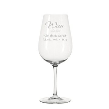 KS Laserdesign Weinglas Leonardo mit Gravur - Wein - witzige Geschenke für Sie & Ihn, TEQTON GLAS, Lasergravur