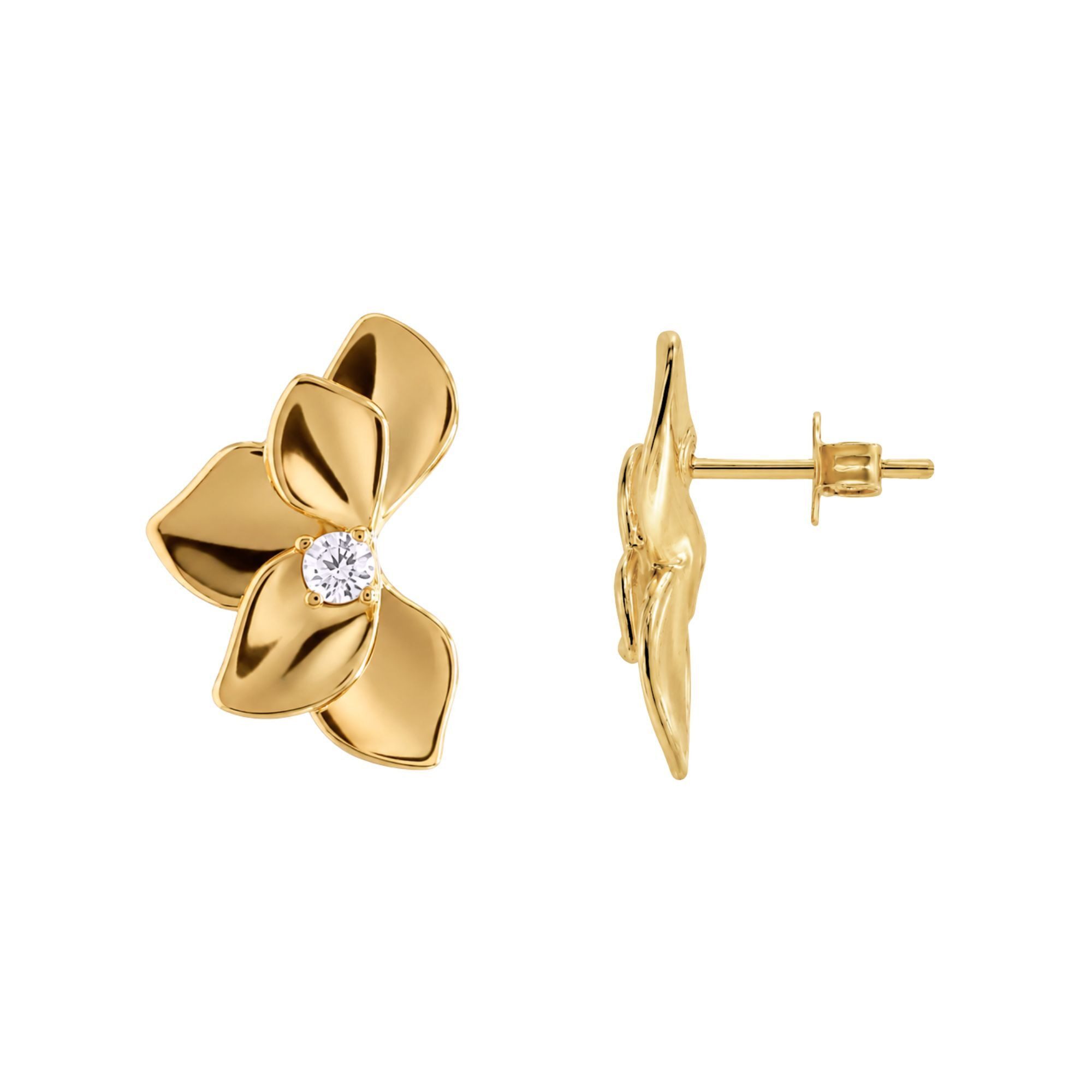 Paar Ohrstecker Zlata goldfarben