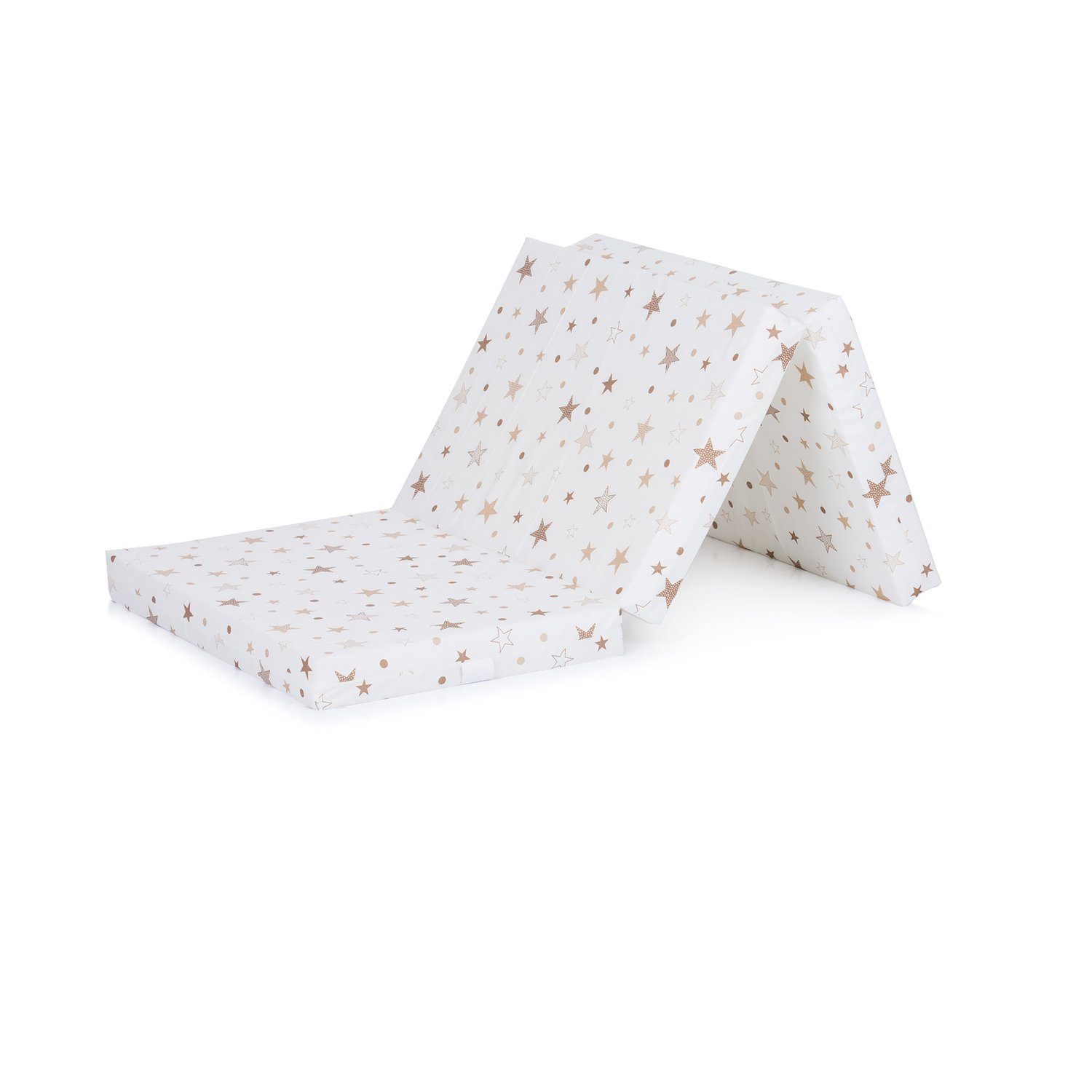 Kindermatratze Babybett Matratze Stars, Chipolino, 6 cm hoch, faltbar, Bezug waschbar, Größe 120 x 60 x 6 cm