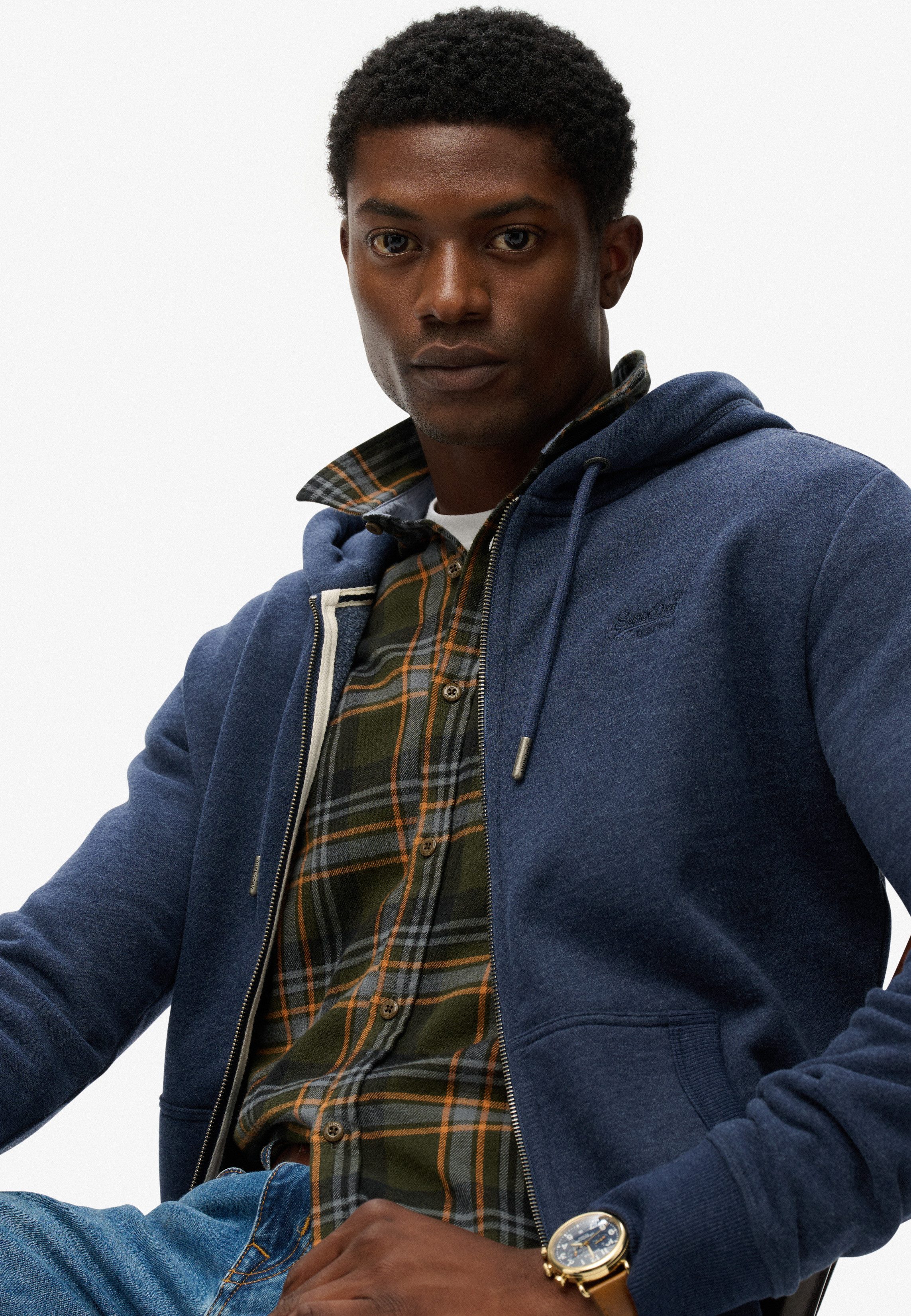 Superdry Kapuzensweatjacke ESSENTIAL LOGO ZIP HOODIE günstig online kaufen