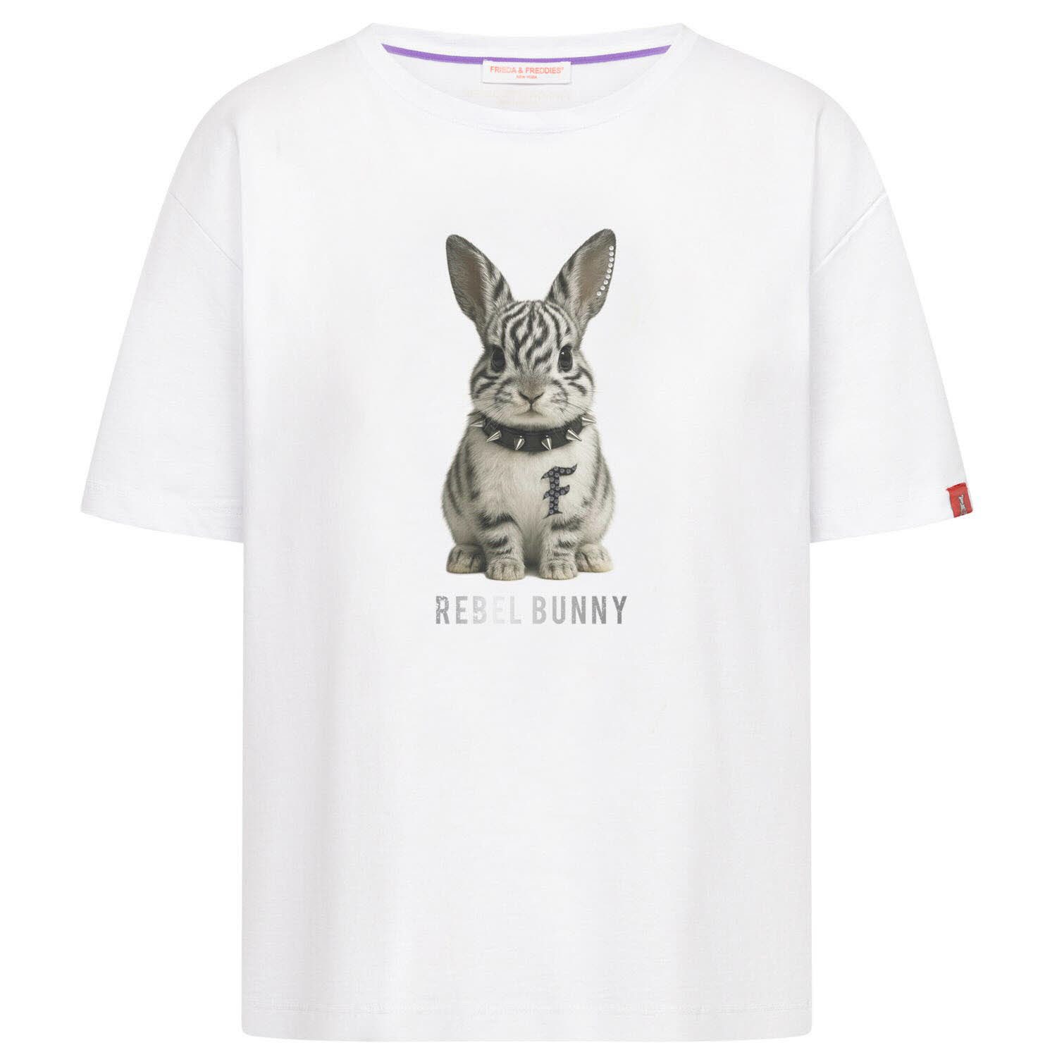 Frieda & Freddies T-Shirt Rebel Bunny günstig online kaufen