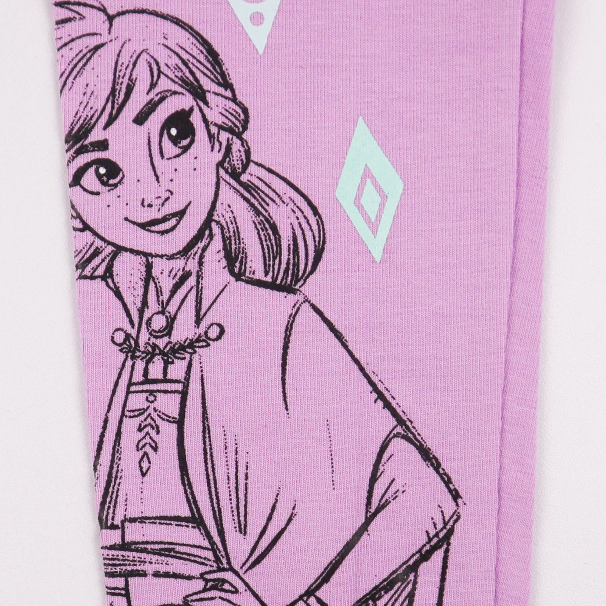Disney Frozen Leggings Die Eiskönigin Elsa und Anna Mädchen Kinder Leggings Gr. 104 bis 134