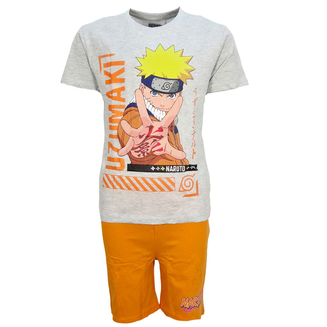 Schlafanzug Anime Naruto Shippuden Jungen Schlafanzug Pyjama Shirt Shorts