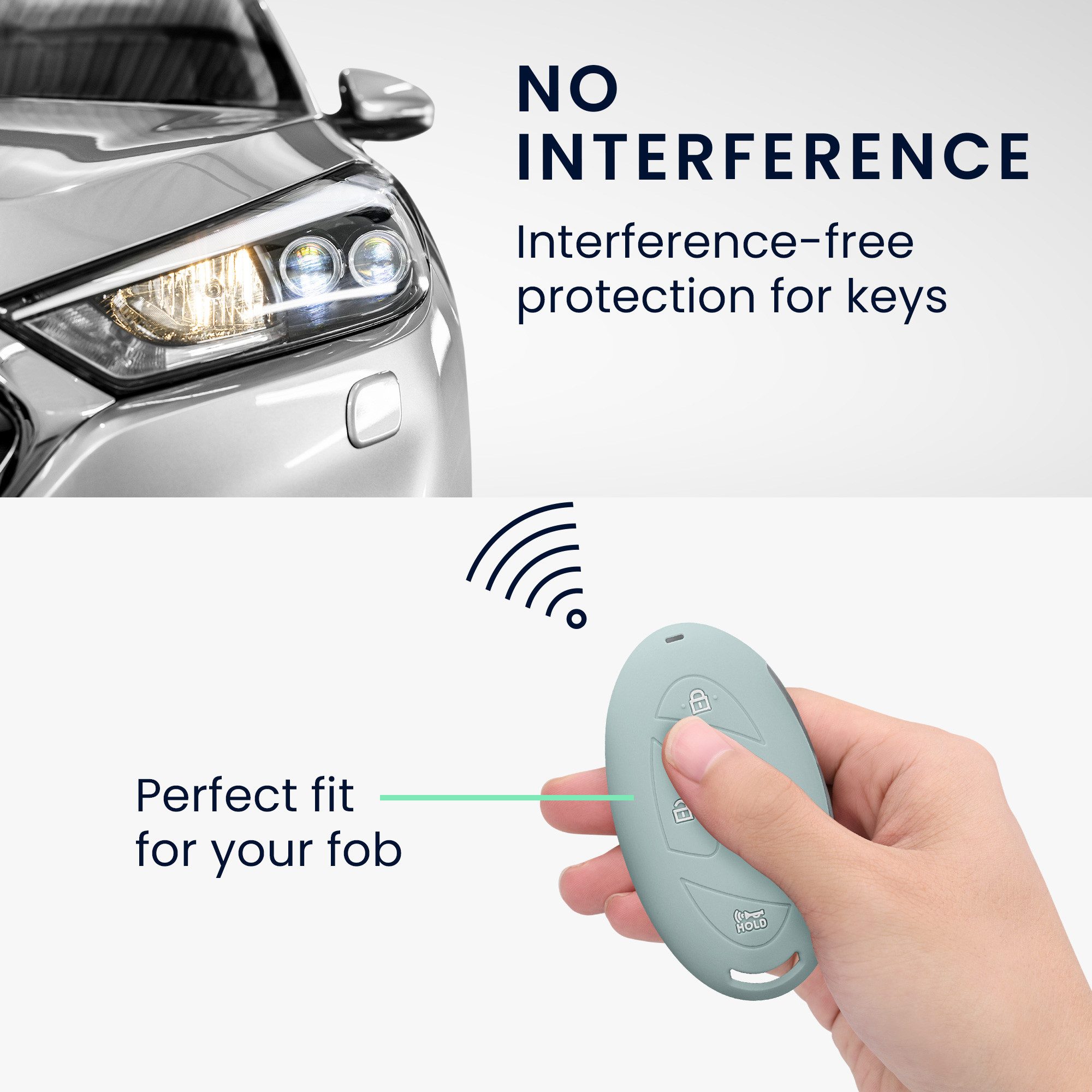 kwmobile Schlüsseltasche Autoschlüssel Silikon Hülle für Hyundai (1-tlg), Schlüsselhülle Schlüssel Case Cover